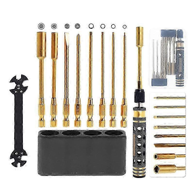 9 in 1 RC Tool Kit, RC Car Tool Kit RC Hex Driver Screwdriver Set for RC Car Hobby Tools