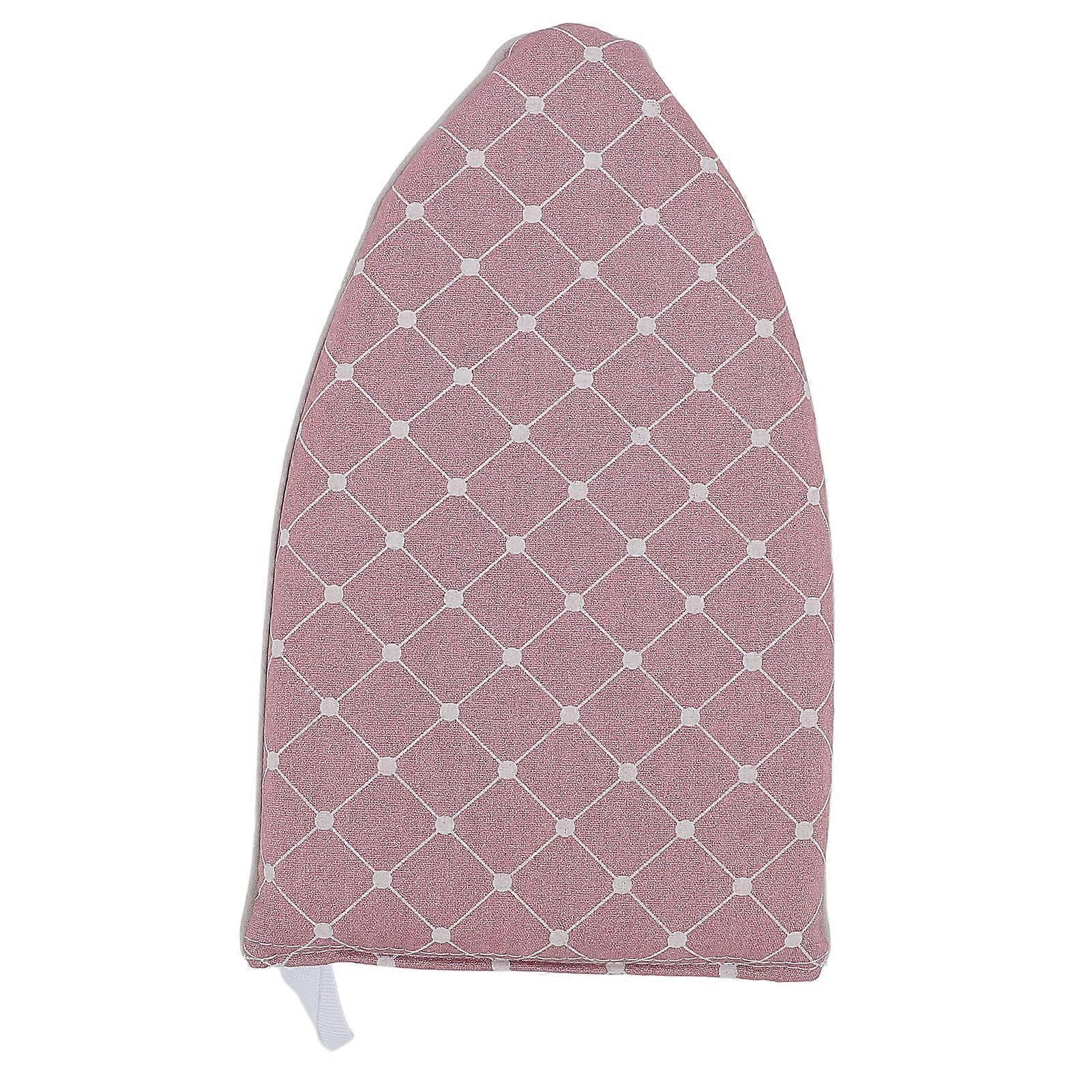 Handheld Ironing Board Garment Steam Ironing Glove Heat Resisting Water Proof Pad for Home Travel Light Red