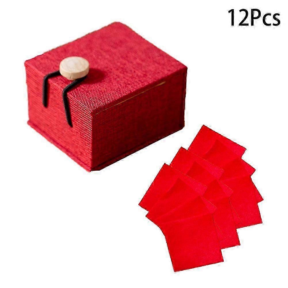 12pcs Chinese Ancient Lipstick Paper Disposable