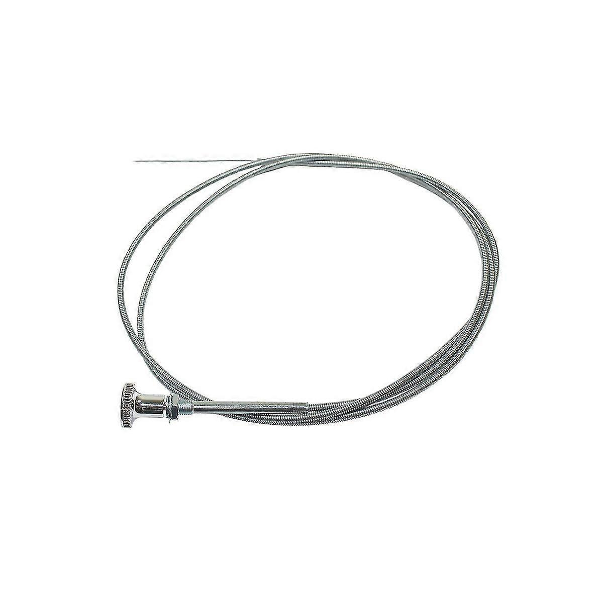 Chrome Universal 6 Ft Carburetor Cable Pull Throttle Cable For Hot Rat Rod