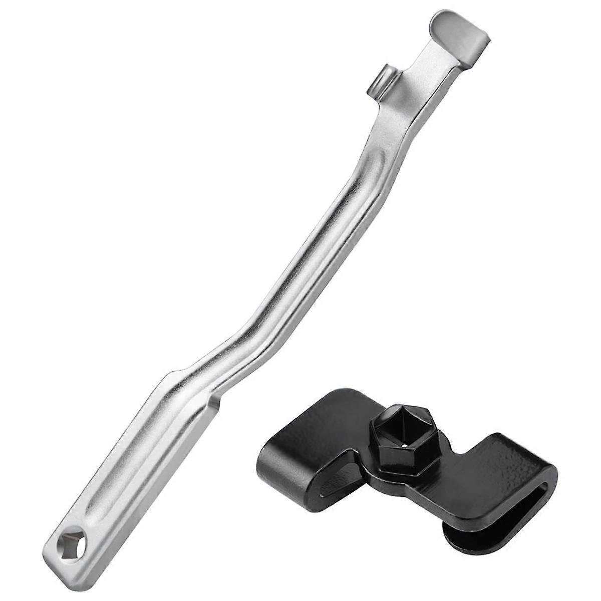 Barra degli strumenti di estensione della chiave da 2 pezzi, adattatore di estensione della chiave per barre dell'interruttore dell'unità da 1/2 pollice / strumenti di azionamento esagonale da 21 mm