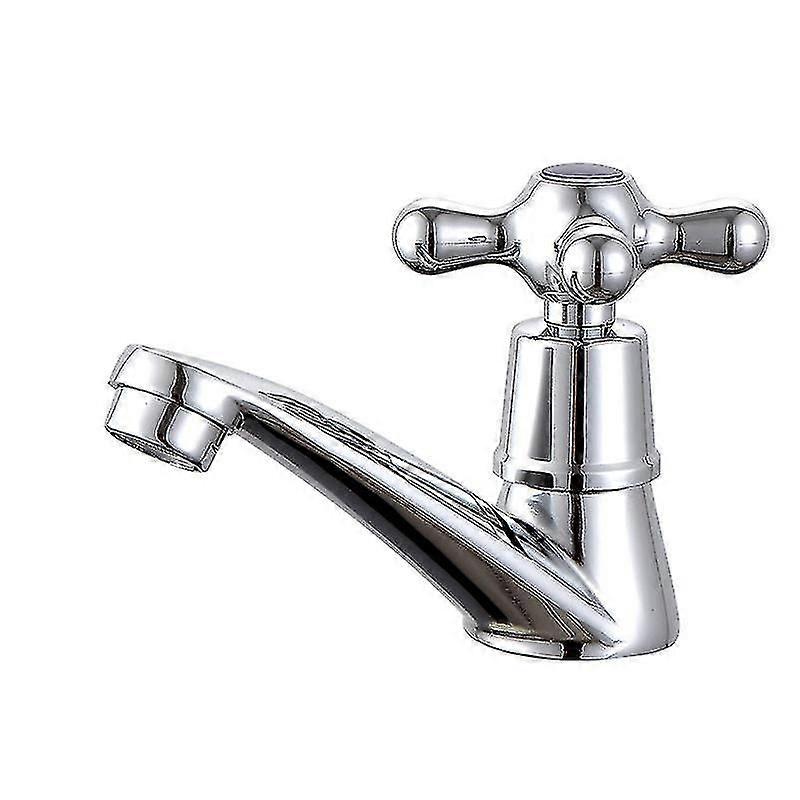 Robinet d’eau froide simple Robinet d’eau, Robinet d’eau de bassin chromé simple, Pour toilettes de salle de bain à domicile