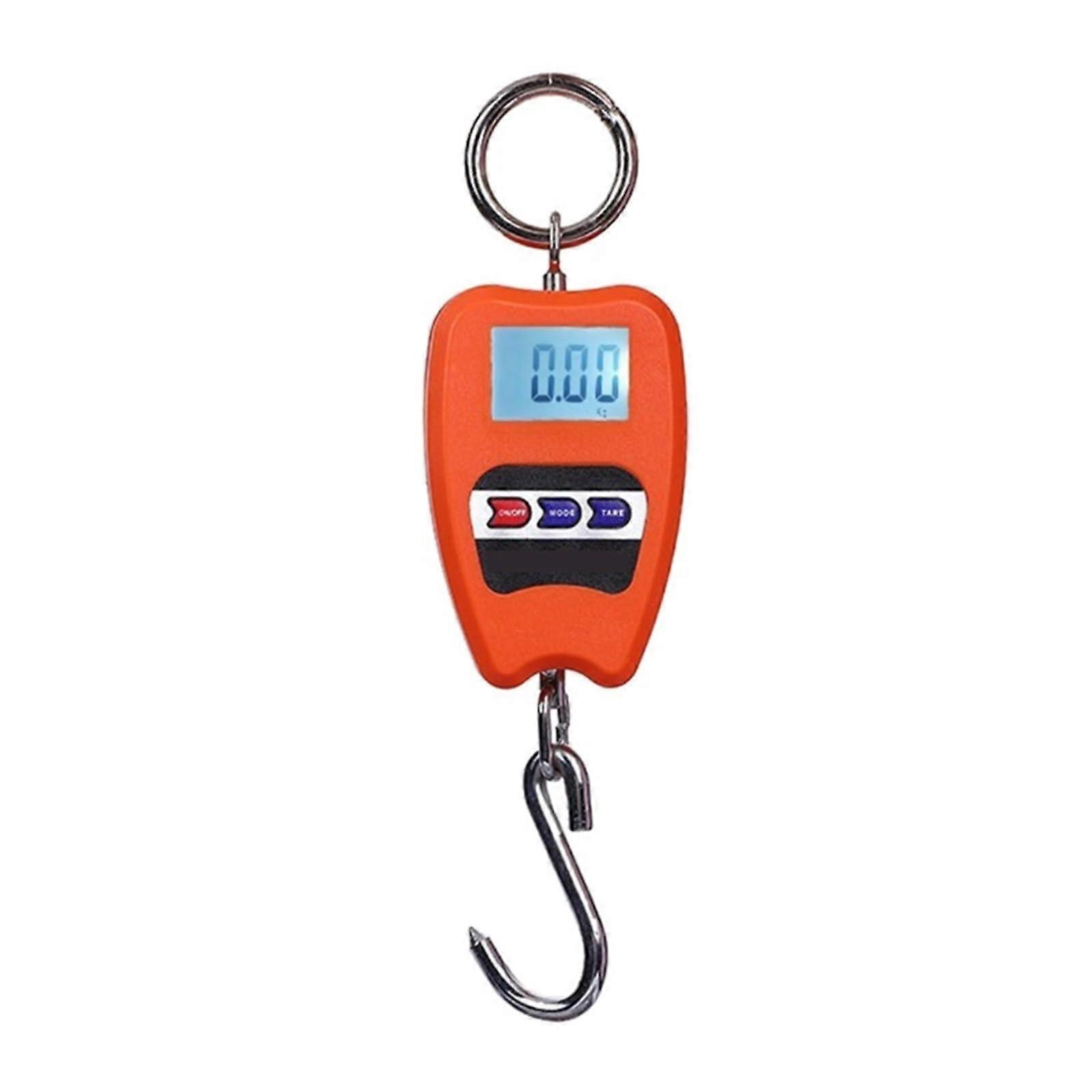 Industrial Hanging Crane Scale 200kg/441lbs Portable Digital Hoist Scale for Farms and Home Use, Mini Weighing Device