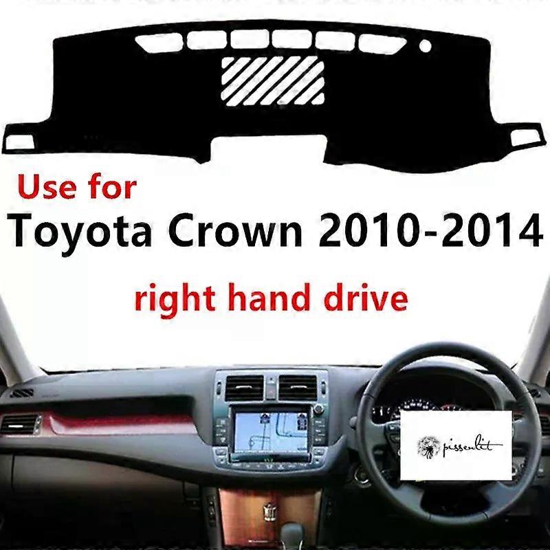 Pissenlit אופנה סגנון ימין יד כונן רכב לוח מחוונים כיסוי שטיח עבור טויוטה כתר 2010-2014 אביזרים 3Colors Pad