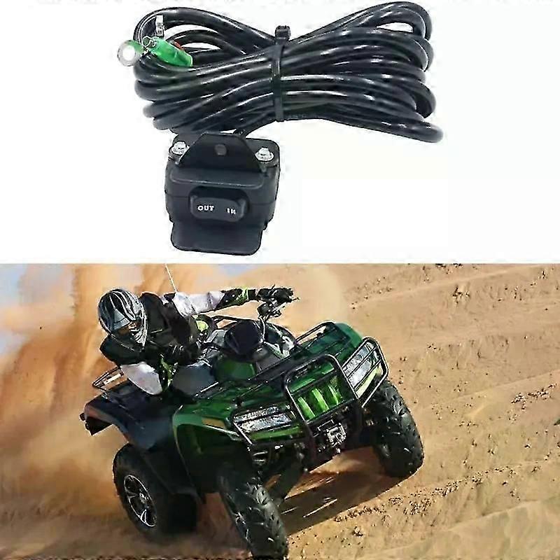 12V ATV Winch Thumb for ATV Replace Handlebar Control Line J60F