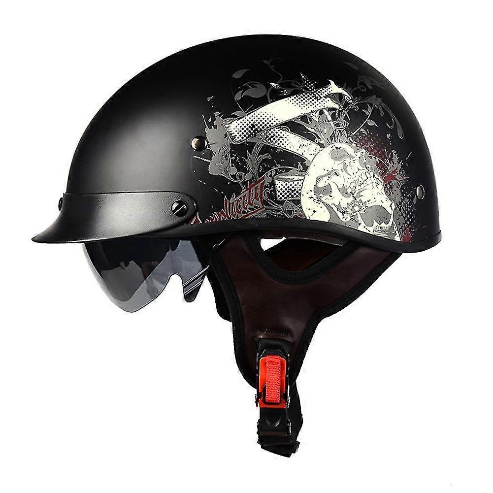 Motorcycle Helmet Retro Summer Men Helmet Face Motorcycle Accessories For Cruiser Chopper Women Me