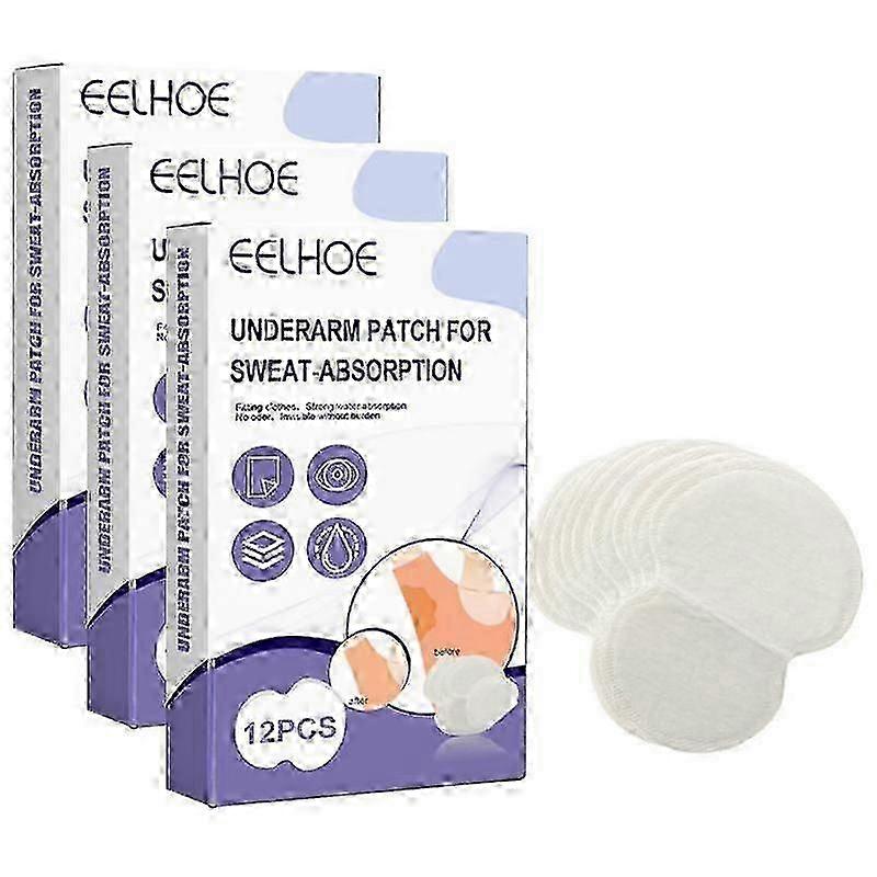 36 adet Tek Kullanımlık Koltuk Altı Kadınlar Güçlü Emici Ter Koltuk Altı Ter Sticker Anti Ter Pedleri Koltuk Altı Yama Deodorantları Absorbe Eder