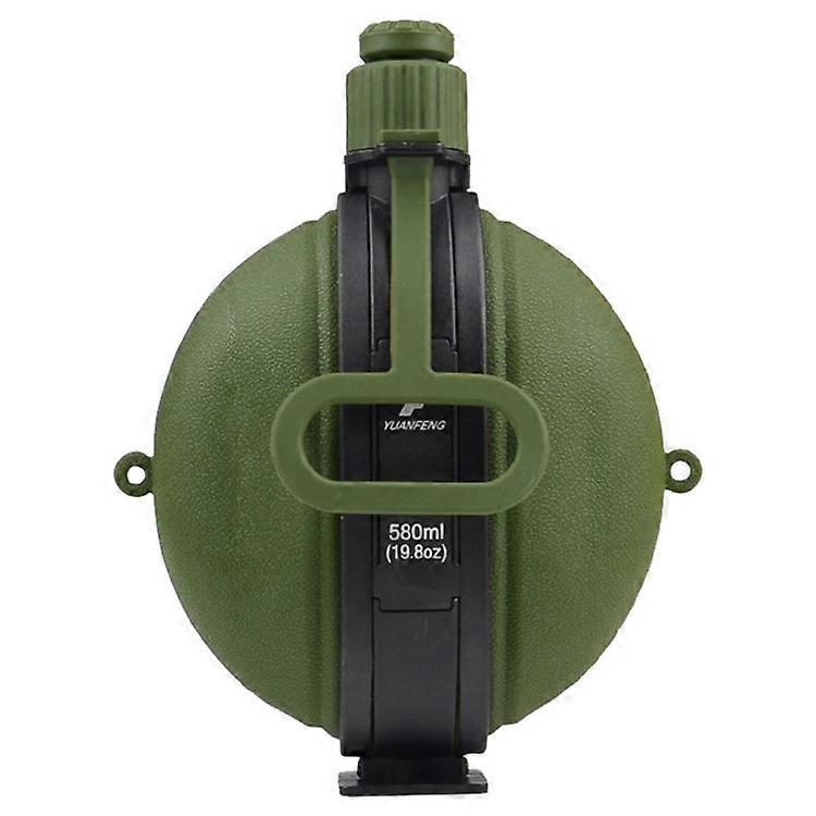 580ml Collapsible Silicone Water Bottle with Compass (No FDA, BPA-Free)