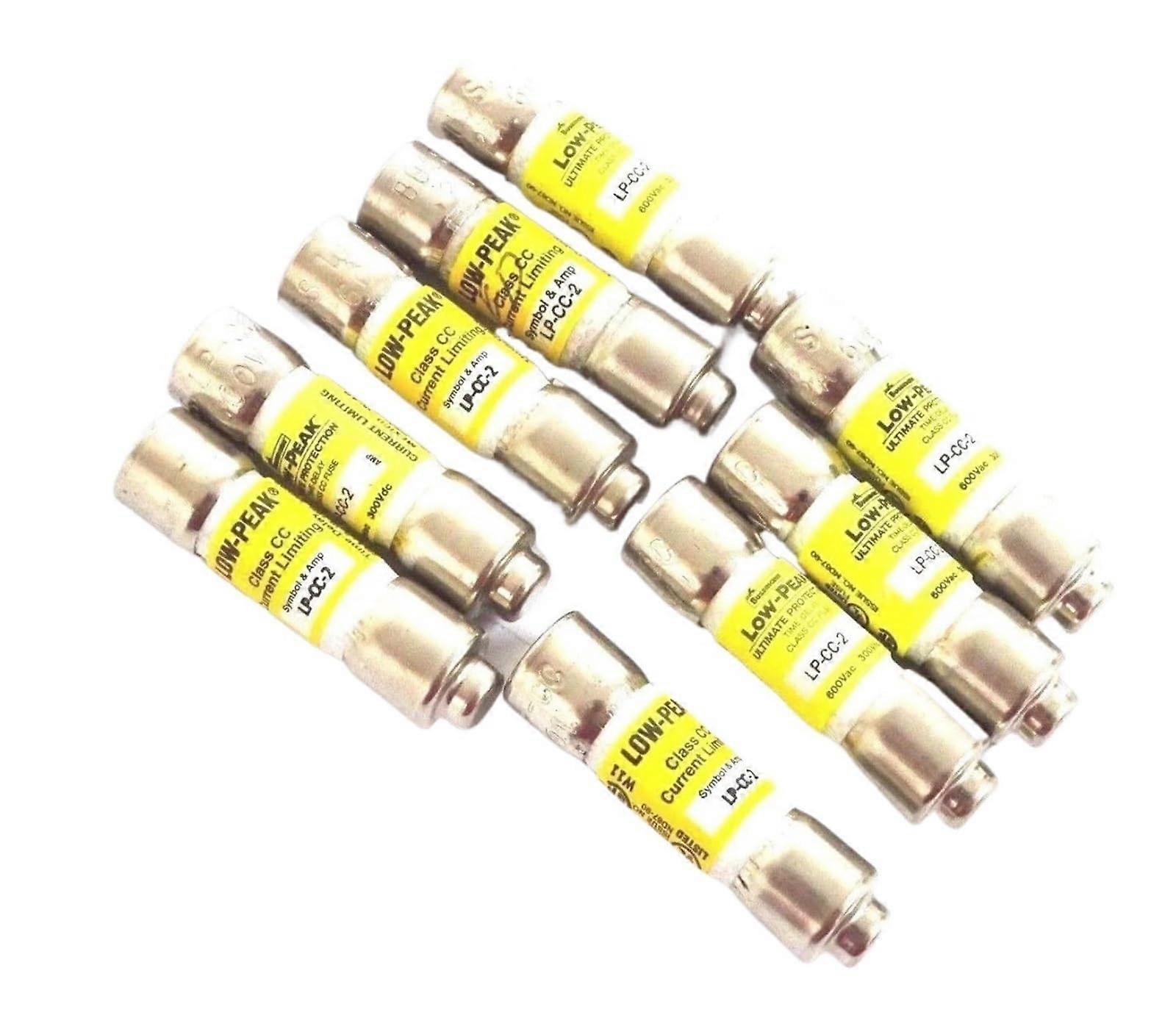 Fuse LP-CC-4 4A 600VAC 10X38mm Ceramic Fuse for Electrical Applications, Compatible with LP-CC Series