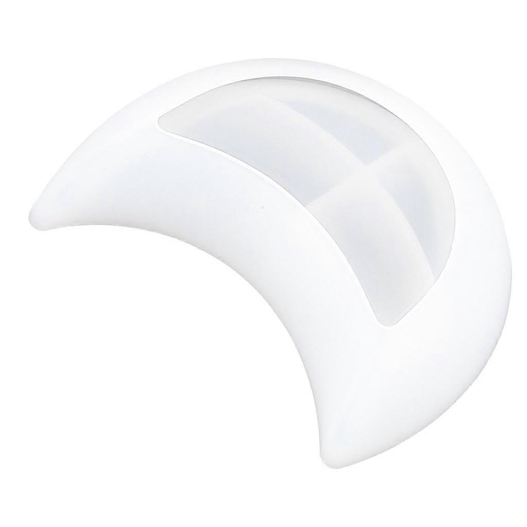 Moon Shaped Dish Mold Storage Box Resin Molds for Resin Casting Large Epoxy Resin Mold for Artificial Agate Sheet