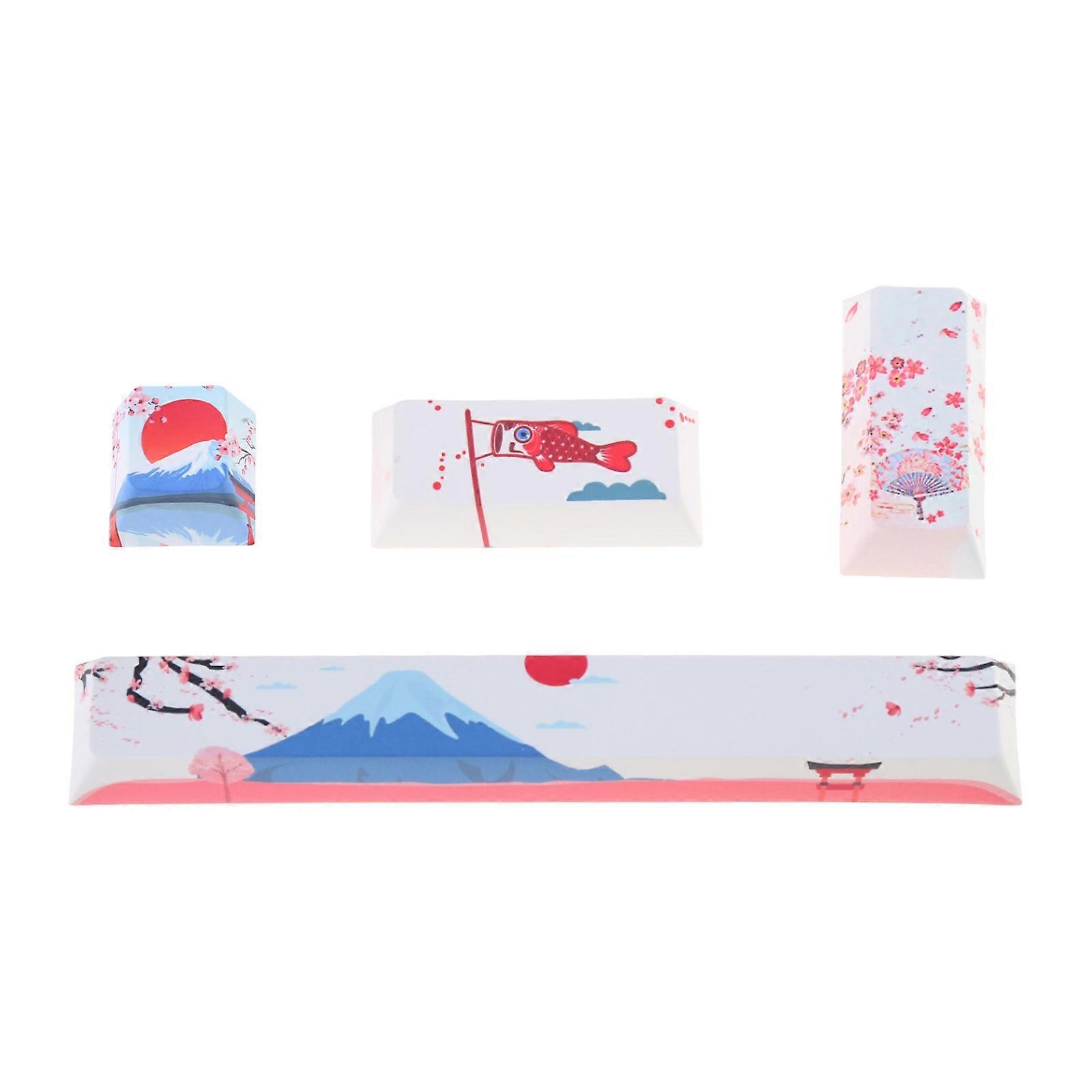 DIY Keycap PBT Shift Enter 6.25U Spacebar Keycap Five Sides Dye-Subbed Keycap for Mechanical Keyboard OEM Profile