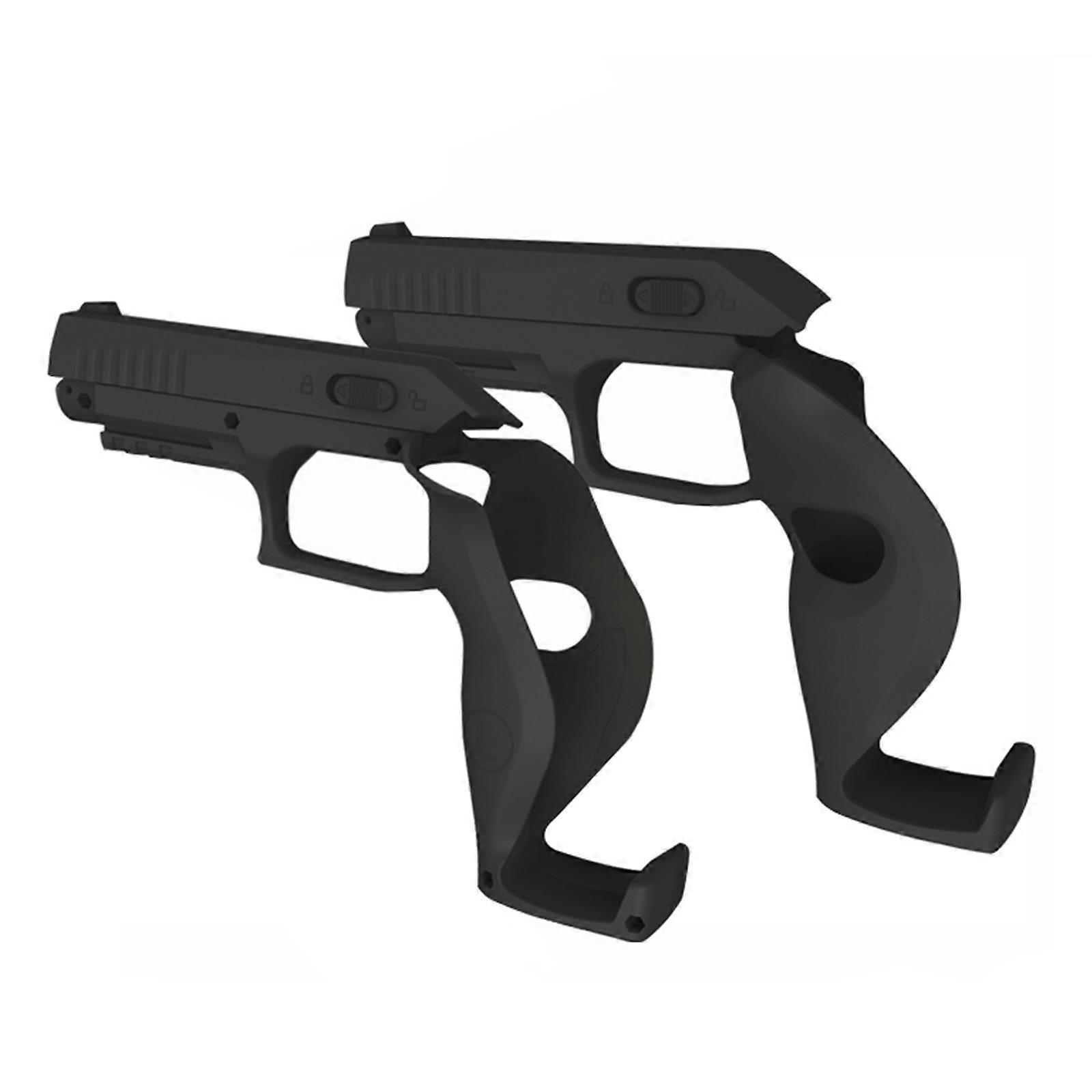 Gun Stock Ergonomic VR Gun Attachment For Game Controller EnhanceVR Gaming Skills for ShooterGames Black
