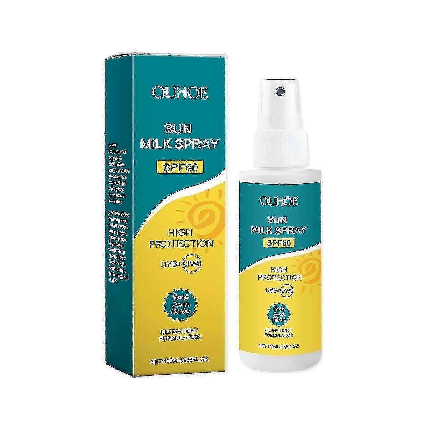 OUHOE Protection Spray, Summer Outdoor Skin Protection Spray Moisturizing, Refreshing And Non-Greasy