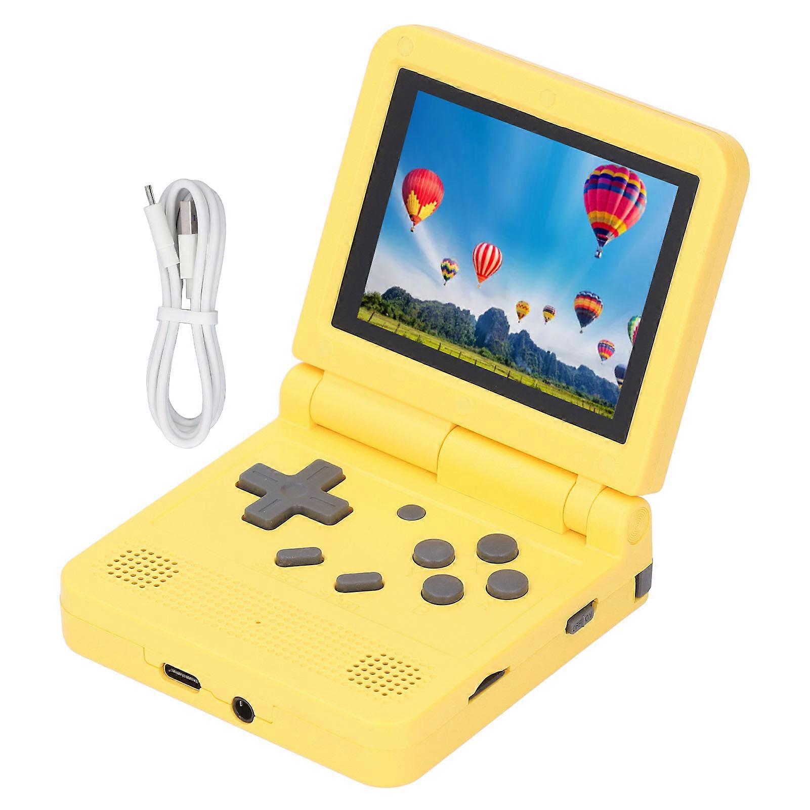 Flip Handheld Game Console, 3" Screen, 15 Emulators, Adjustable Angles, 64G Storage
