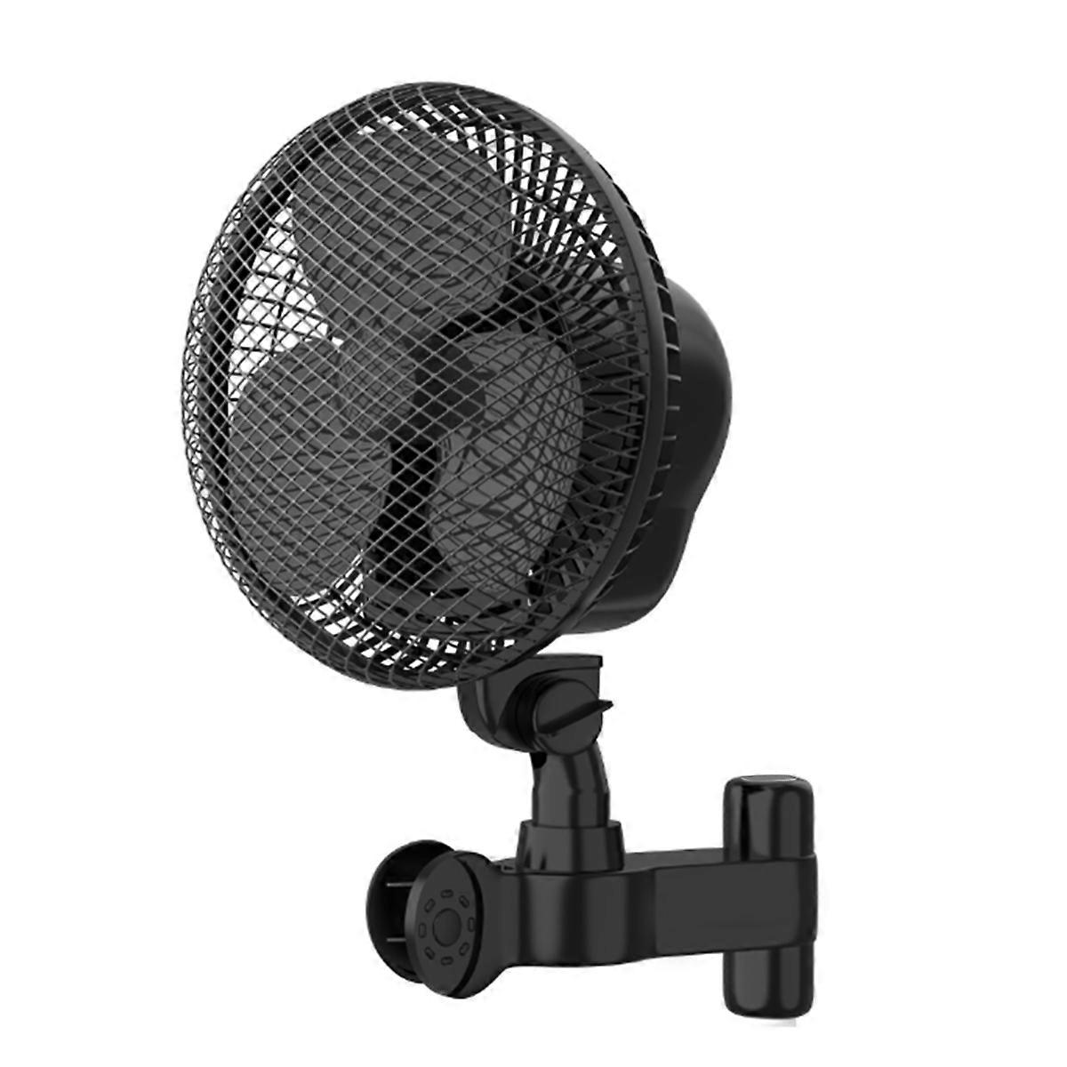 Grow Tent Clip Fan 6In with Long-Life EC Motor 2 Dynamic Wind Speed for Hydroponics Circulation Coo