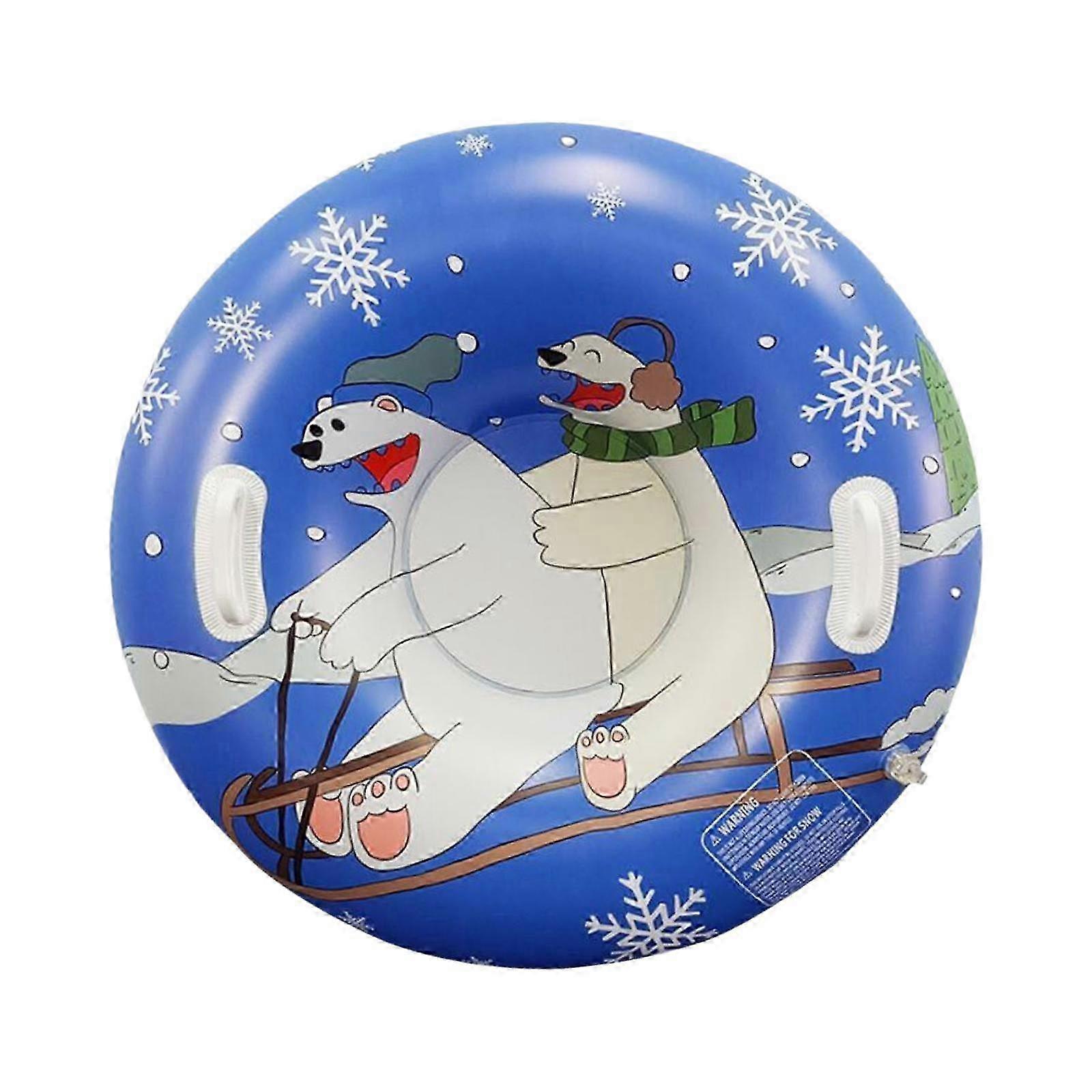 Portable PVC Inflatable Sled for Boys, Ideal for Halloween Outdoor Fun with Inflatable Snow Tube