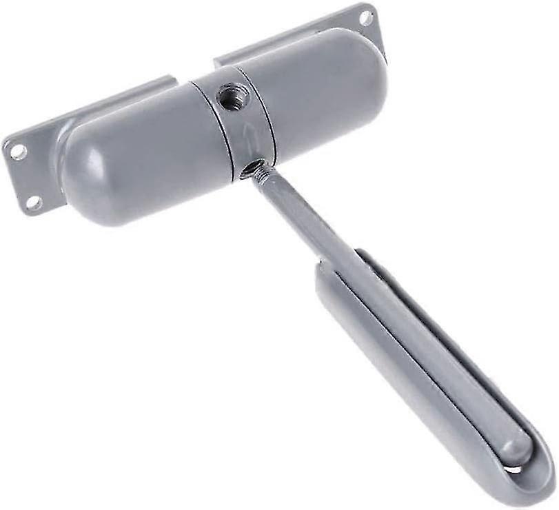 Heavy Duty Automatic Door Closer Adjustable Spring Hydraulic Gray 2024