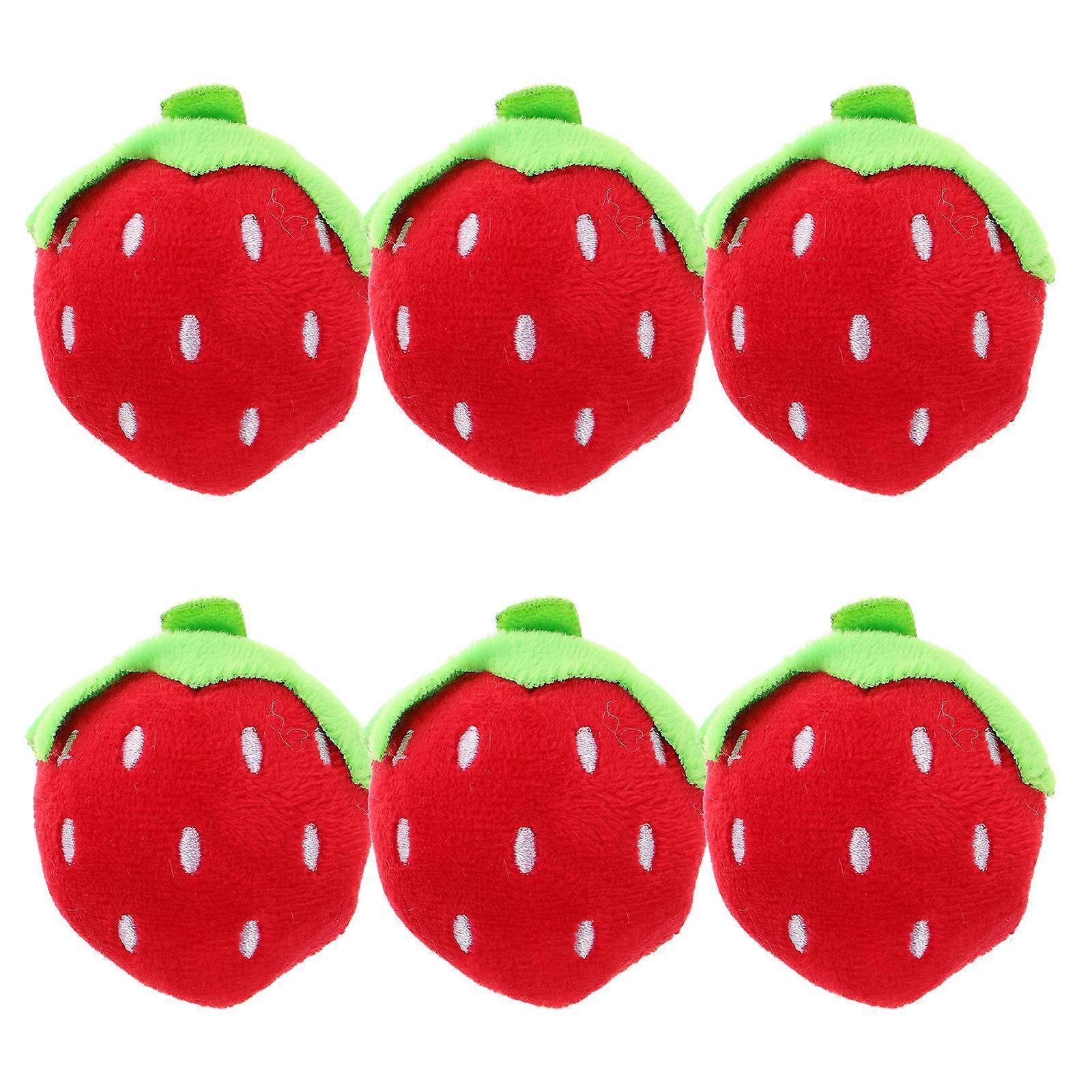 KidApproved Strawberry Plush, Soft and Comfortable Toy, Enhances Play Experience