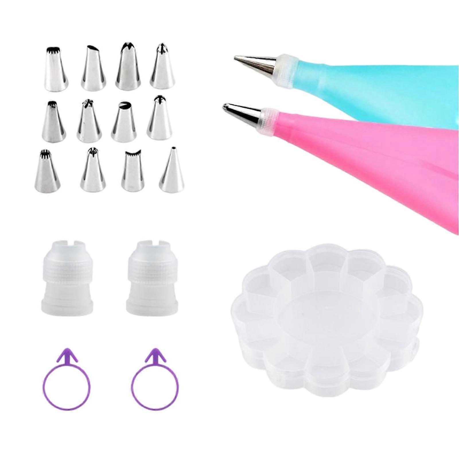 Multipurpose Cake Decorating Tools Reusable Pastry Icing Piping Nozzle for