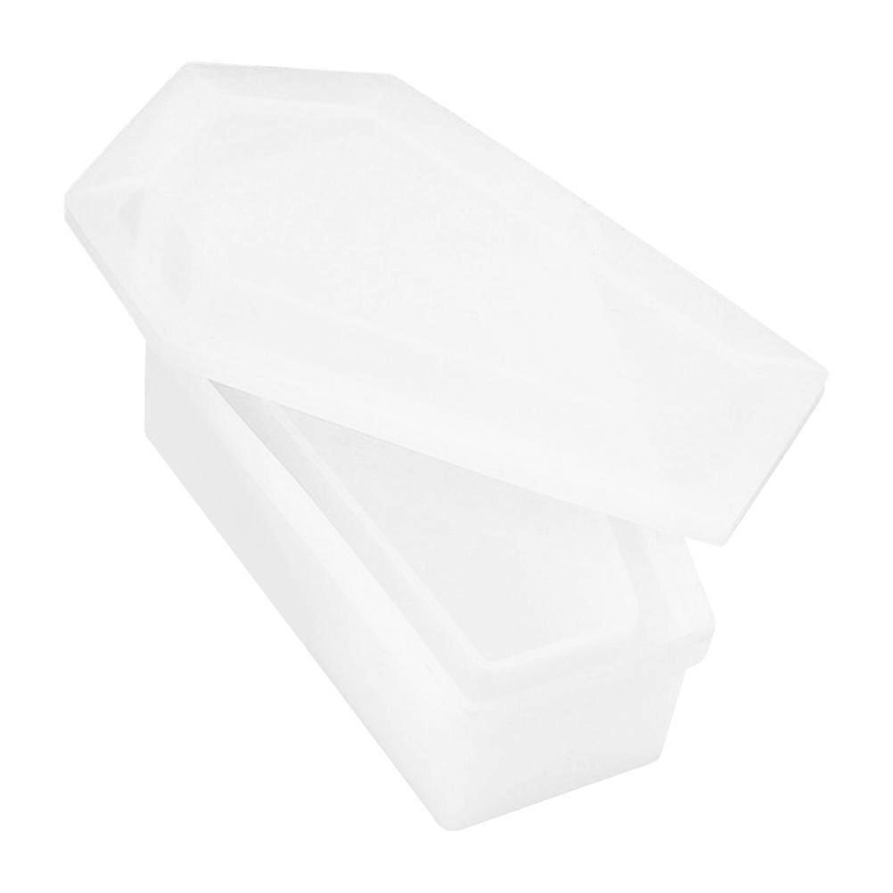 Flexible Silicone Coffin Mold for Halloween DIY Crafts – Durable, Non Stick, Easy Demoulding Design for Home Creative Projects