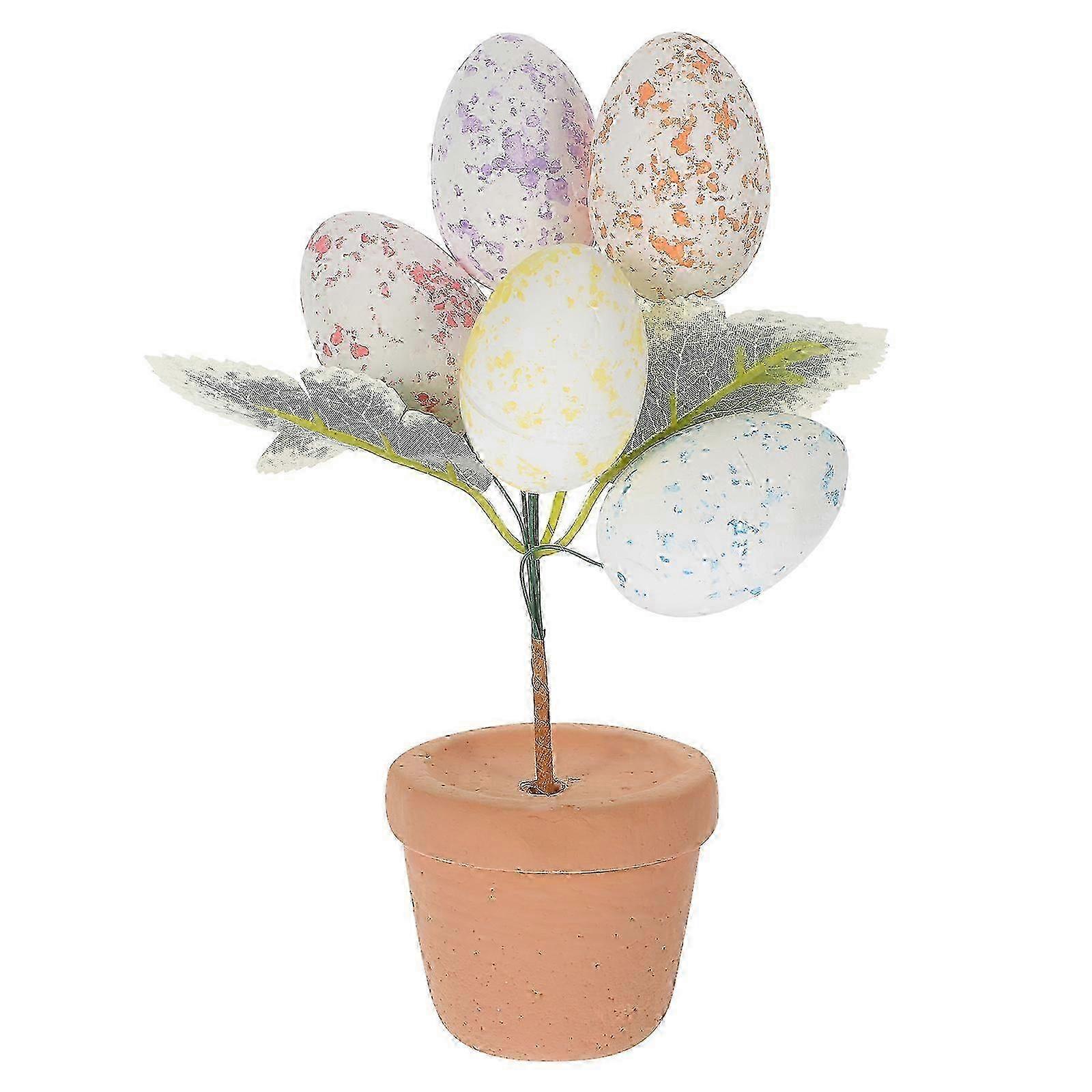 Easter Egg Bonsai Decoration Easter Egg Decoration Easter Desktop Decoration hwy