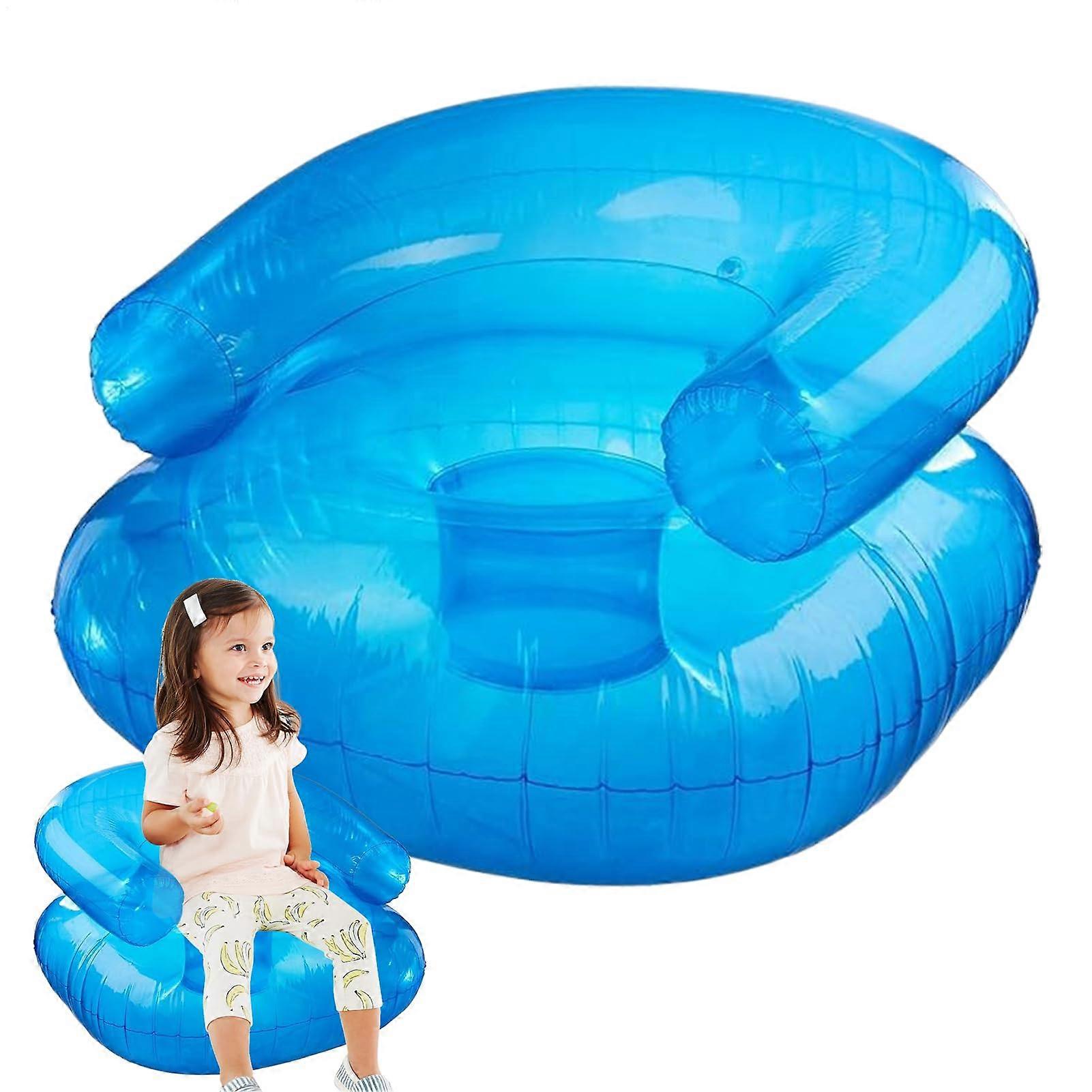 Kids beach chair waterproof Ergonomic design, 220 pounds high load capacity, Comfortable seating for beach trips, Outdoor blue