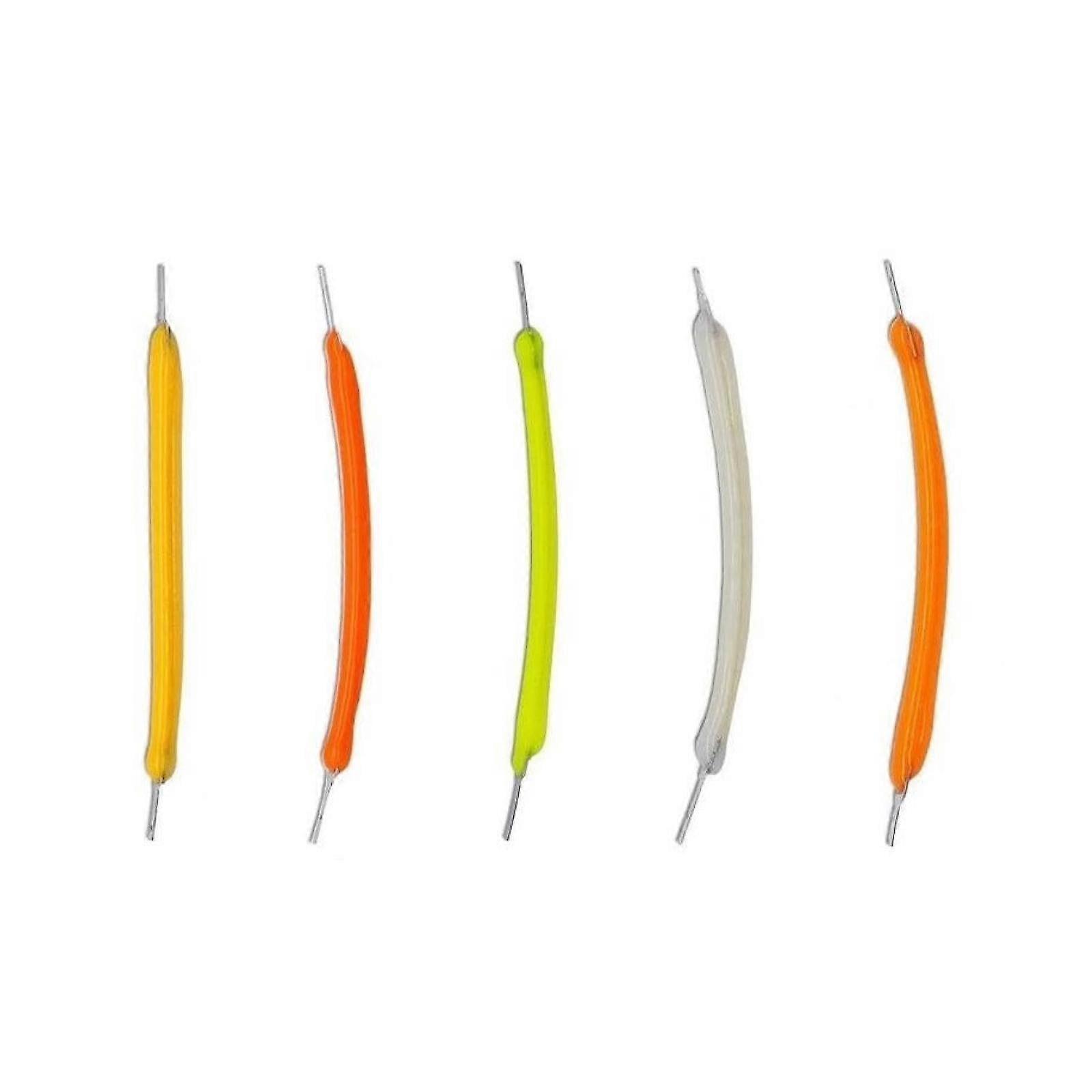 3V COB Flexible Filament Spiral Light Bulb, 80mm Retro Edison Lamp Parts, 5-Piece Diode Lighting Strip Set