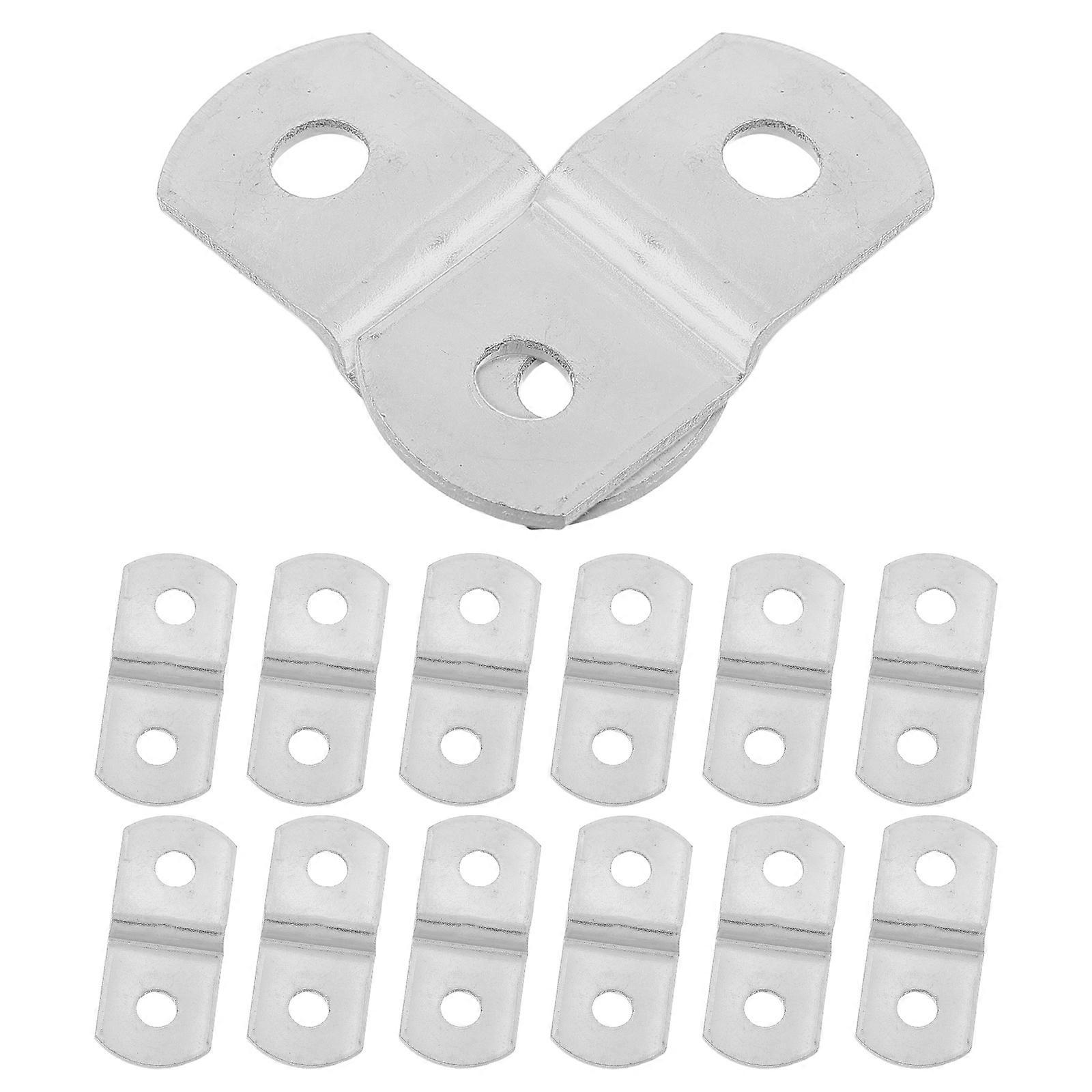 Universal Corner Bracket Z Shaped Bow Corner Brackets Minimalist Design Office Use Stable Fixation 15Pcs