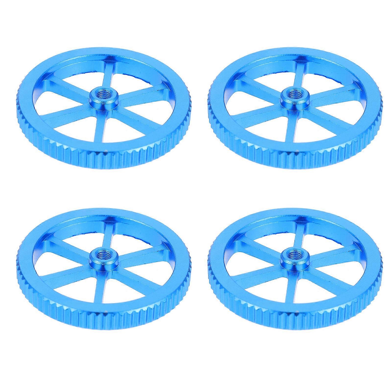 Platform Adjustment 4Pcs Hand Twists Leveling Screws Nuts Hot Bed Die Nut for 3D Printer Users Assembly 2.36X2.36X0.39in