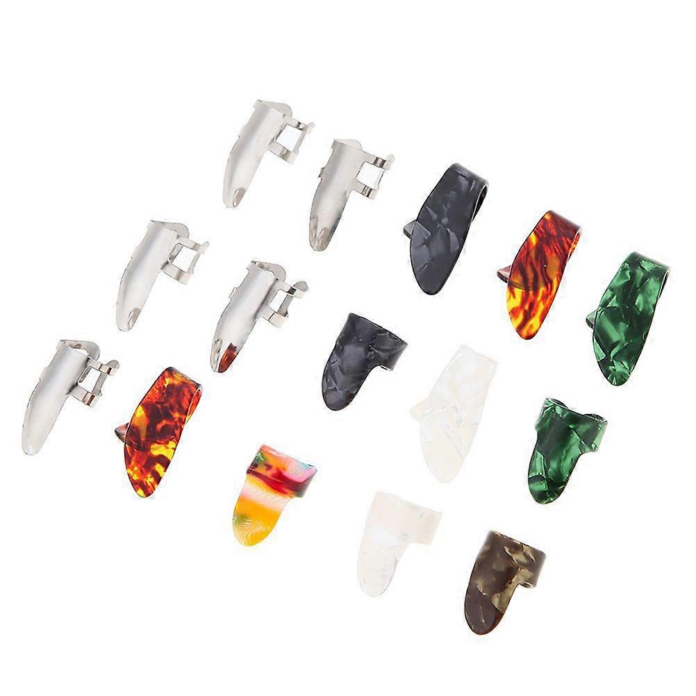 Guitar Picks Heavy Metal Plectrum Standard Size Green Durable 3x1cm 15Set
