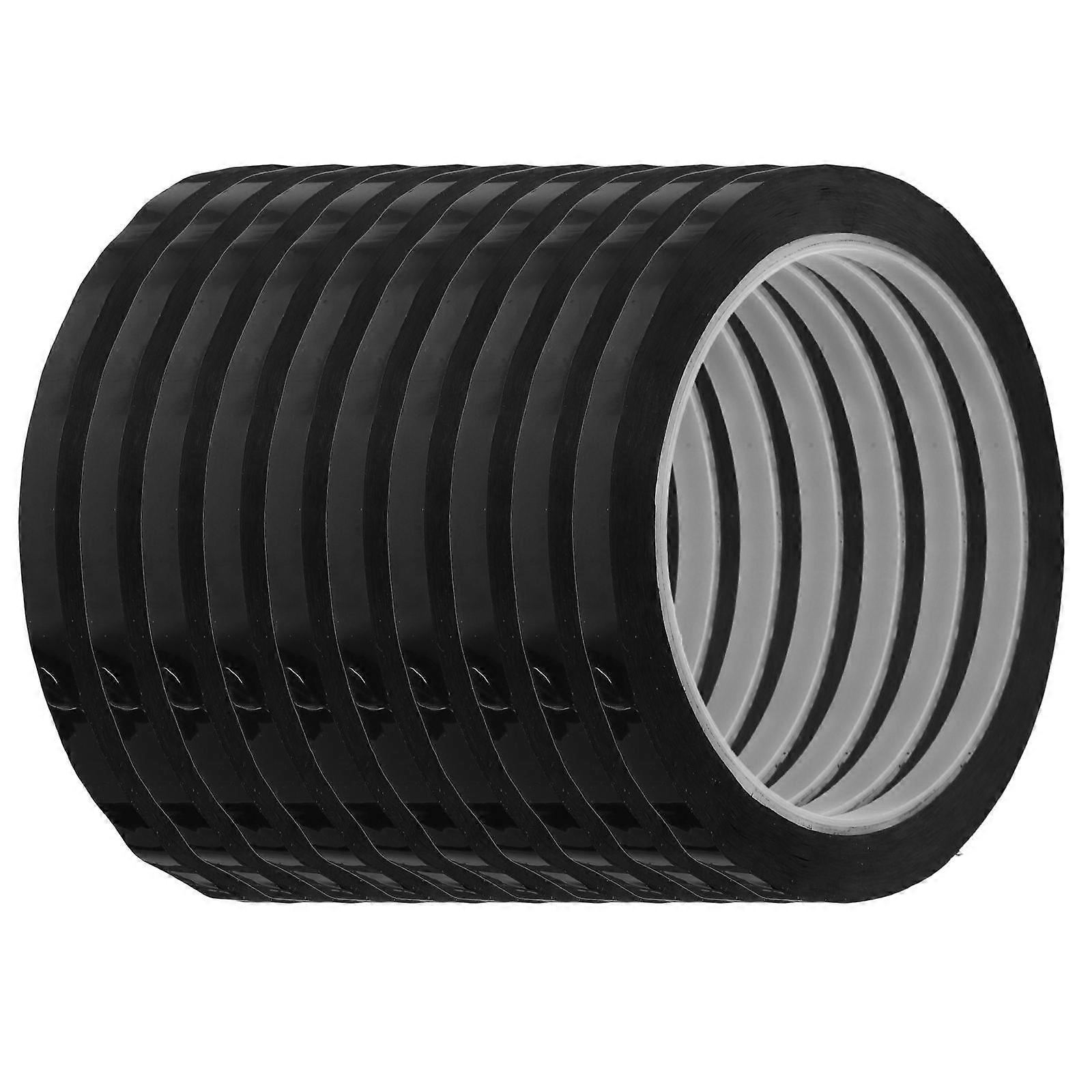 Adhesive Marking Tape Black Whiteboard For Home Use Grid Marking 10Pcs