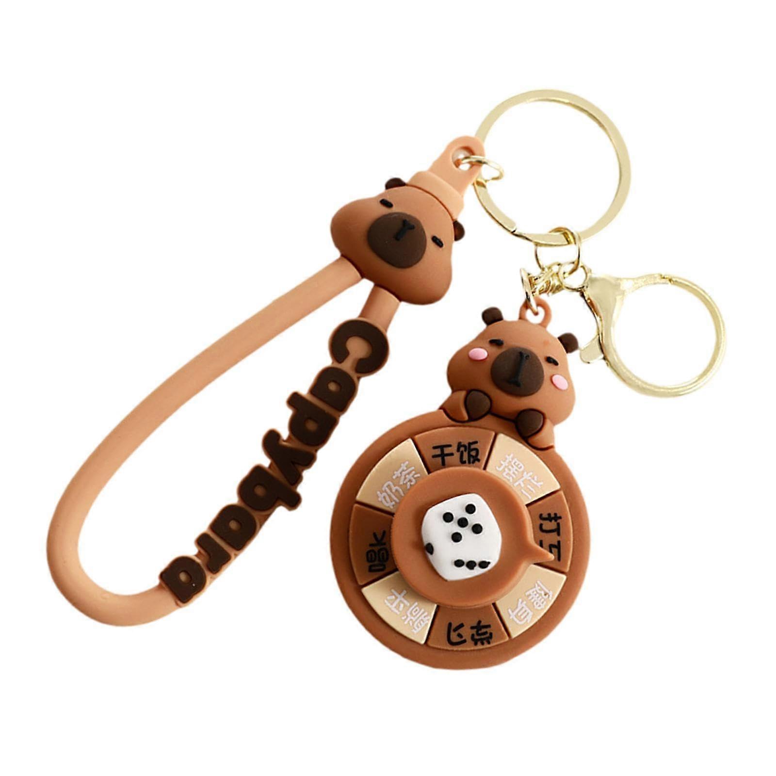 Capibara Keychain Keychain Bag Decoration Cartoon Keychain Accessory Keychain Holder Bag Pendant