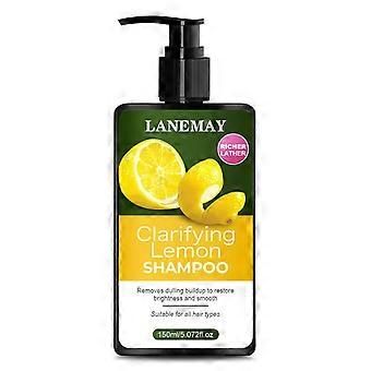 Clarifying Lemon Shampoo, Removes Buildup and Oil to Restore Brightness and Shine, Fight Frizz and Rough, Deep Nourishes, Refreshing Oil Control Shamp