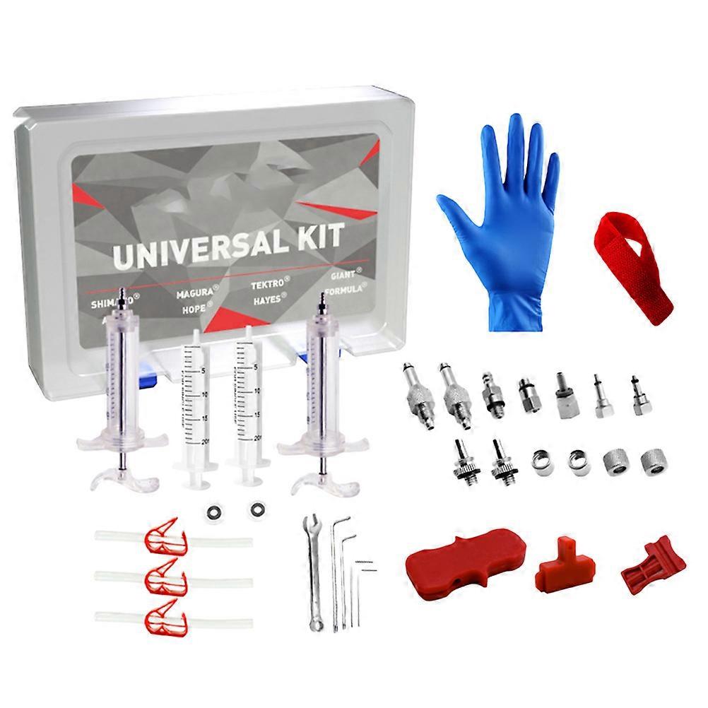 Κιτ εργαλείων πετρελαίου φρένων φρένων φρένων ποδηλάτων εξαέρωσης ορυκτελαίων δισκόφρενων για τους λάτρεις της ποδηλασίας 1 σετ