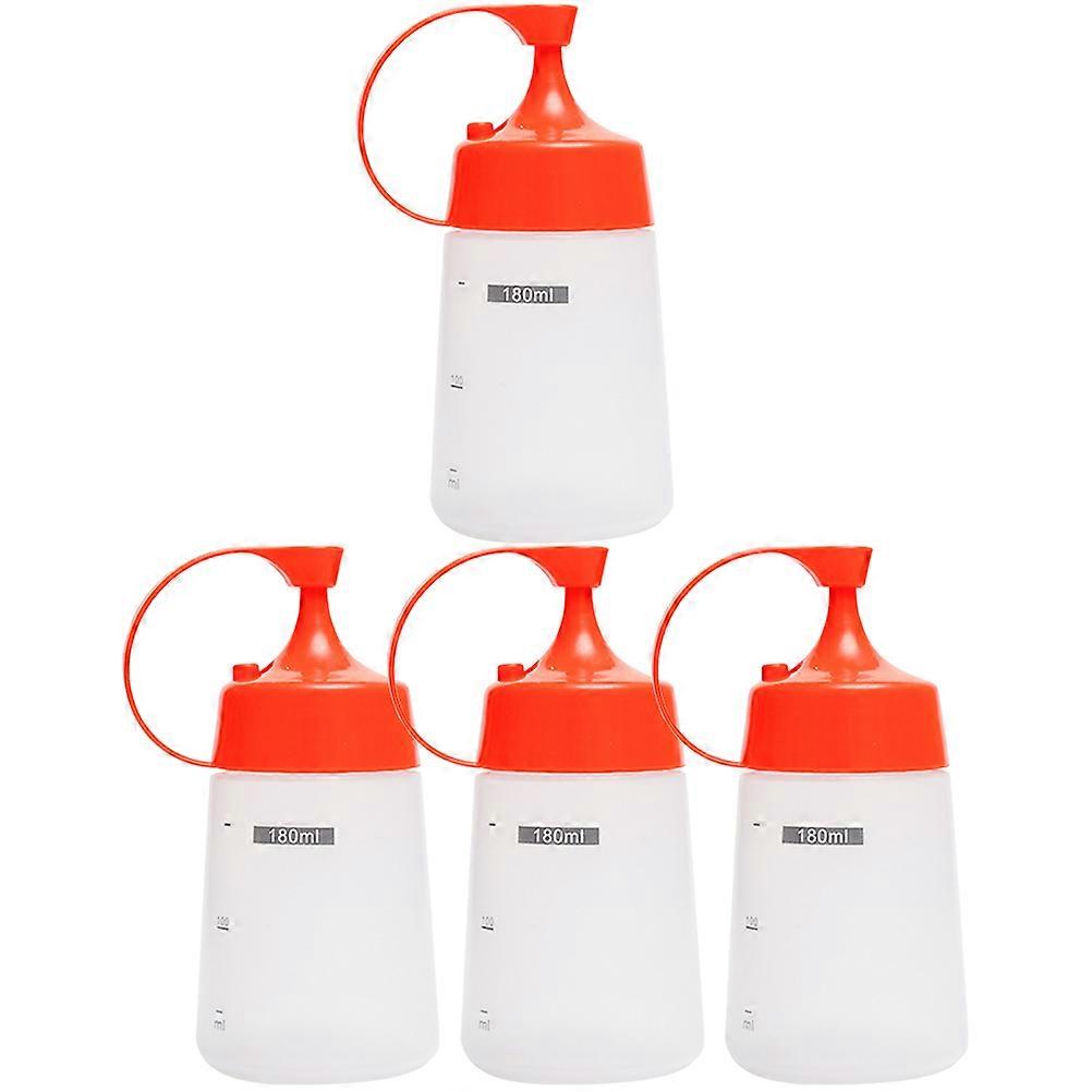 Honey Bottles Reusable Condiment Bottles For Wedding 4Pcs
