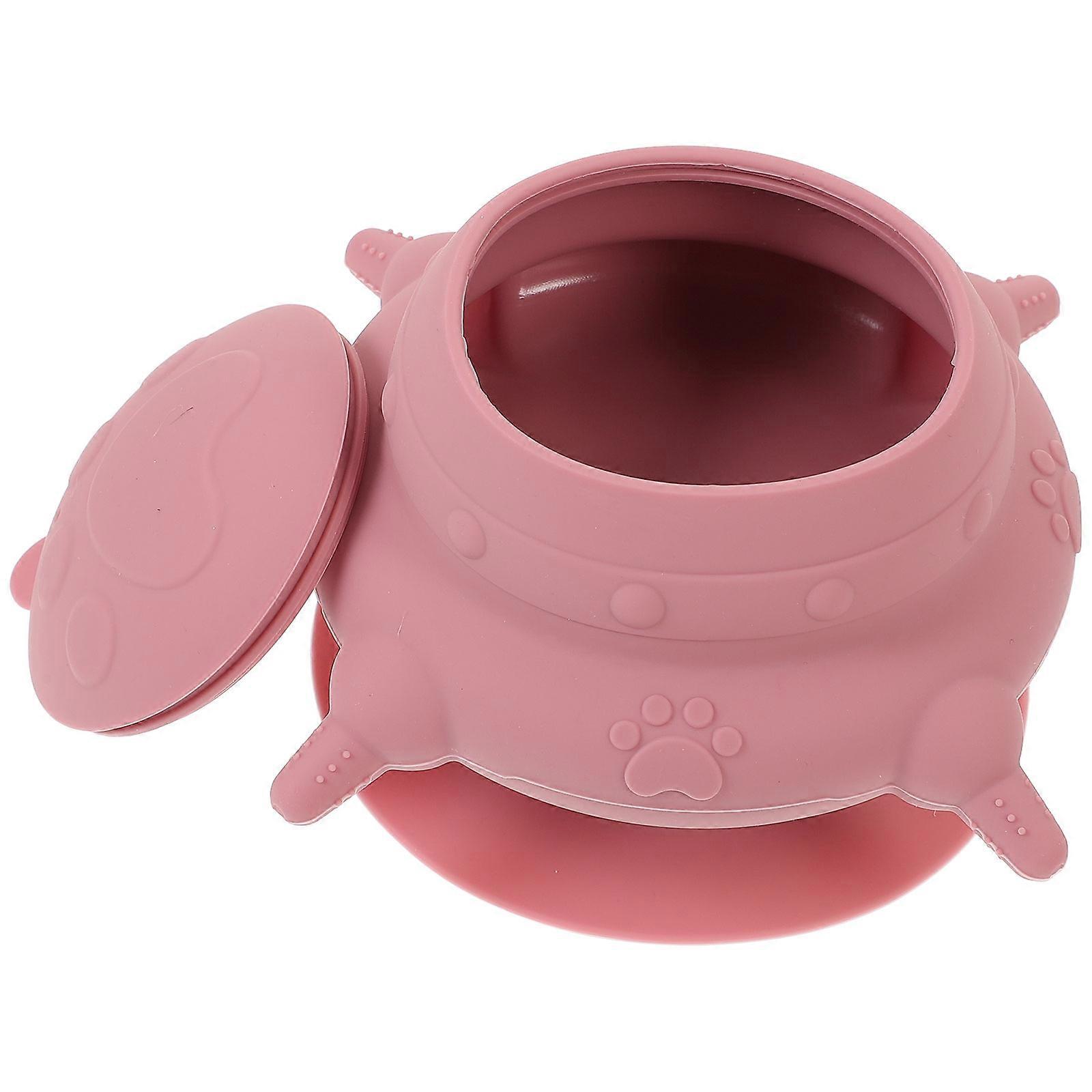 Silicone Puppy Milk Feeder Bowl with Teats – Durable, Lightweight Design for Weaning and Feeding Newborn Pets