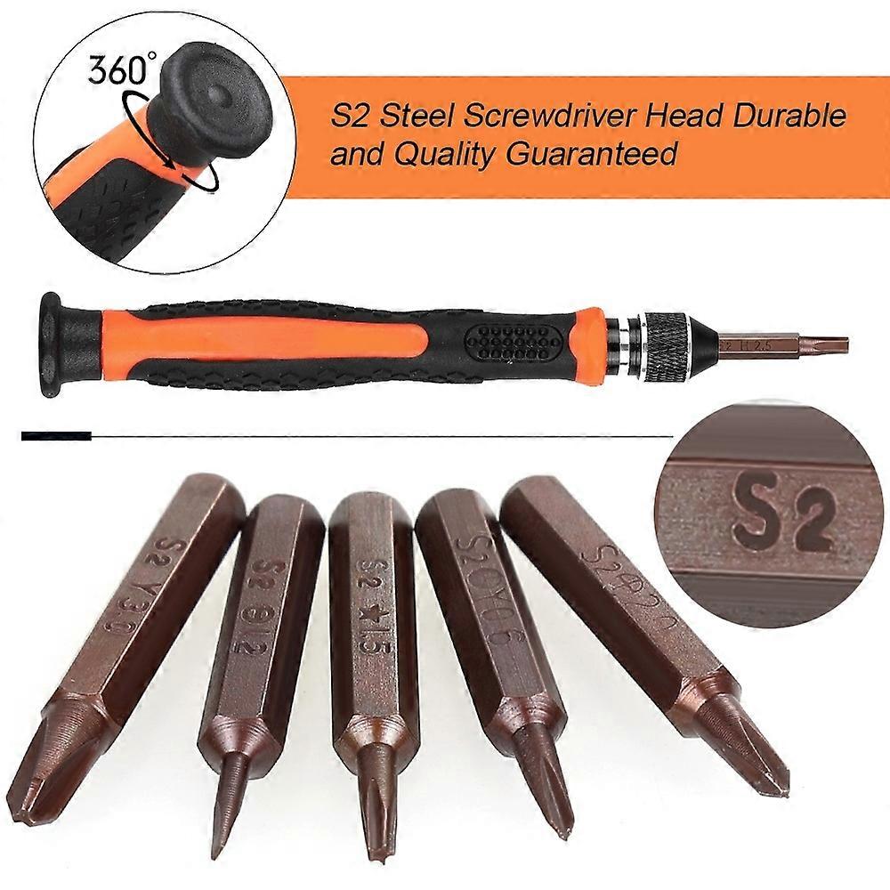 68-in-1 Precision Screwdriver Set for Computers, Glasses, Watches, Disassembly, Repair Tools