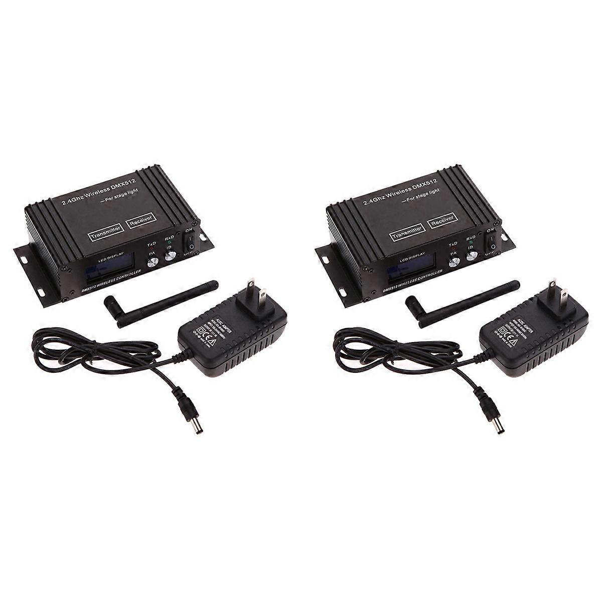 512 Wireless Controller Receiver Transmitter LCD Display Power Adjustable for Disco DJ Party Stage