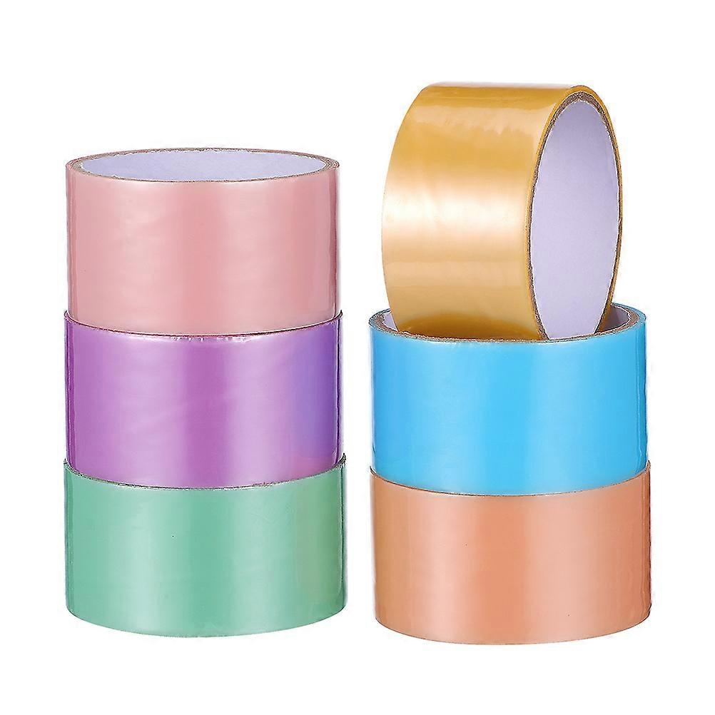 Adhesive Ball Tape Colored Tape Rolls Kids Fun Creative Projects Sealing Function 6 Rolls
