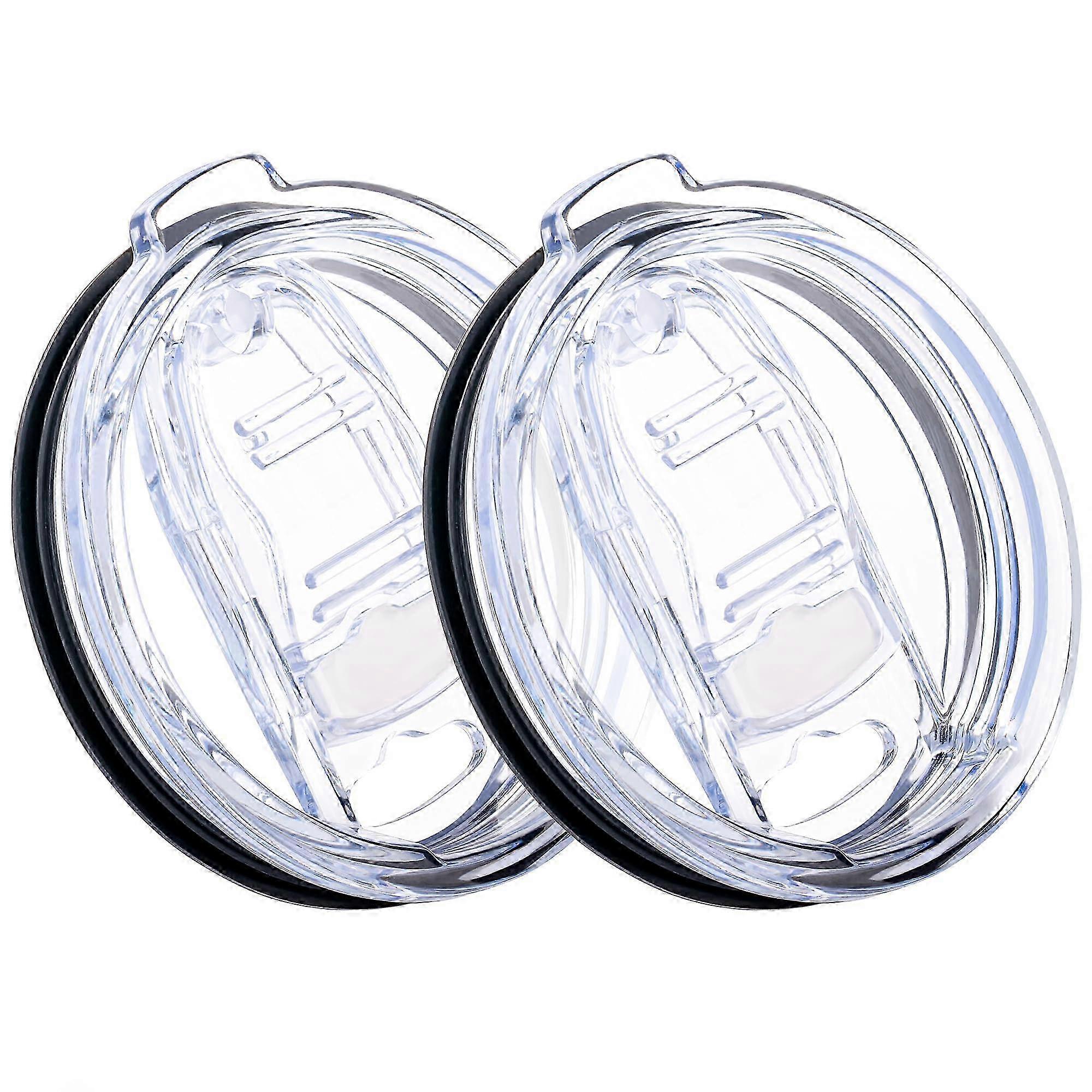 2 Pack Splash Resistant Tumbler Lid Replacement for Compatible Brands 20oz