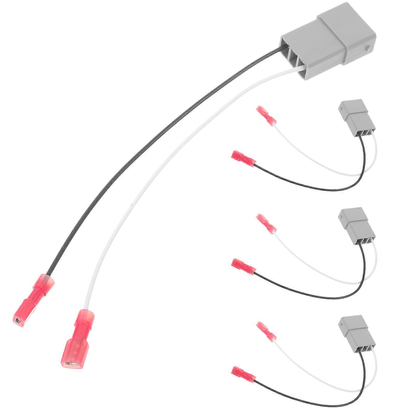 Speaker Wire Harness Adapter Replacement Car Owners Sound Quality 4Pcs