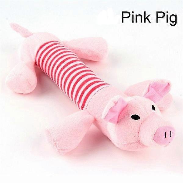 New Funny Dog Toy Pet Puppy Plush Squeaker Squeaky Toys Pig Duck Elephant Pet Chew Toys