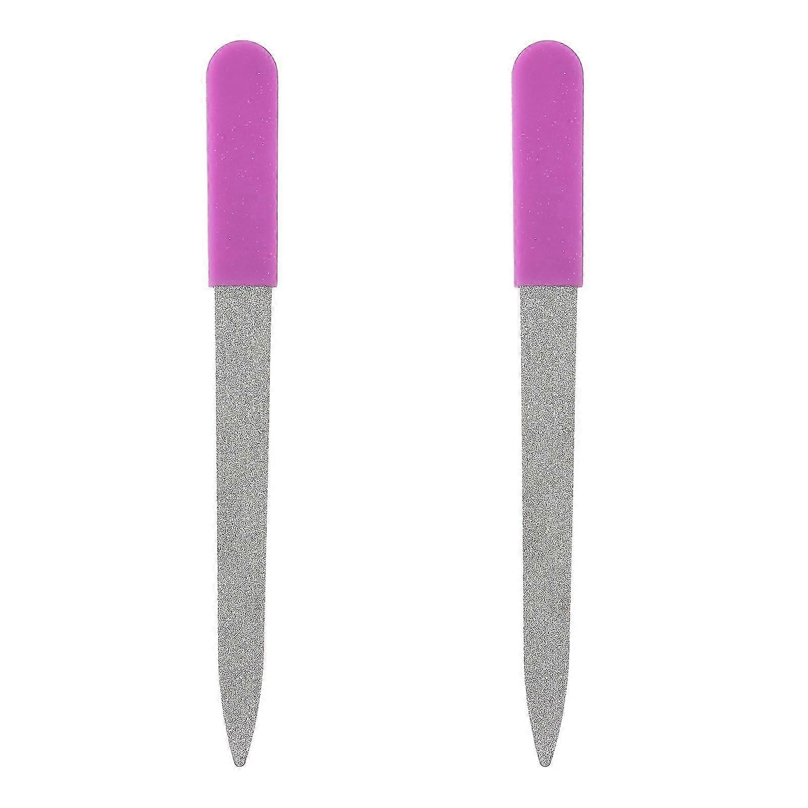 2 Pcs Nails Tools Nail Art File Nail Buffer Block Nail Emery Board Nail Polishing File