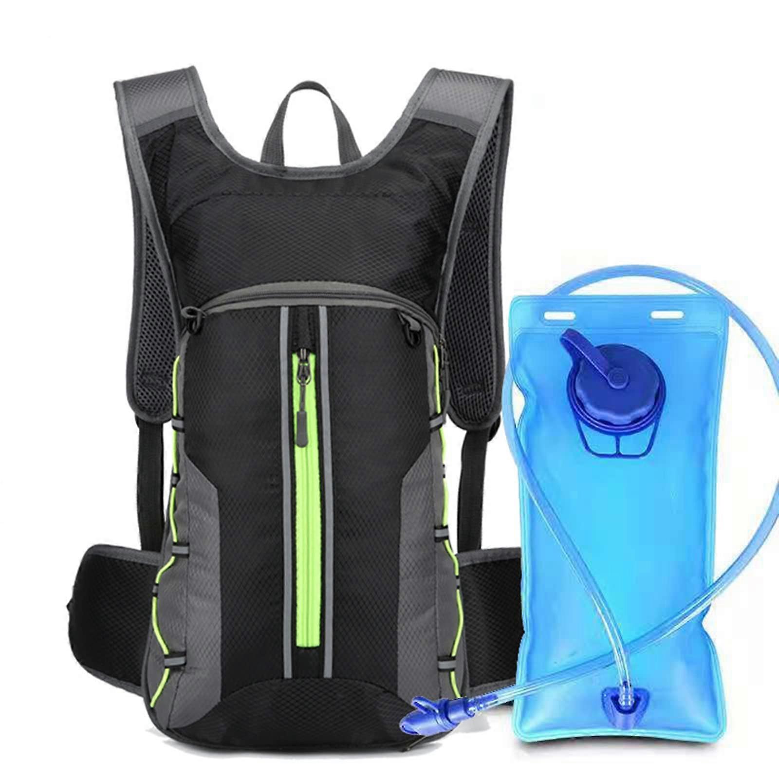 10L Hydration Backpack with 2L Water Bladder Bicycle Backpack and Breathable for Running