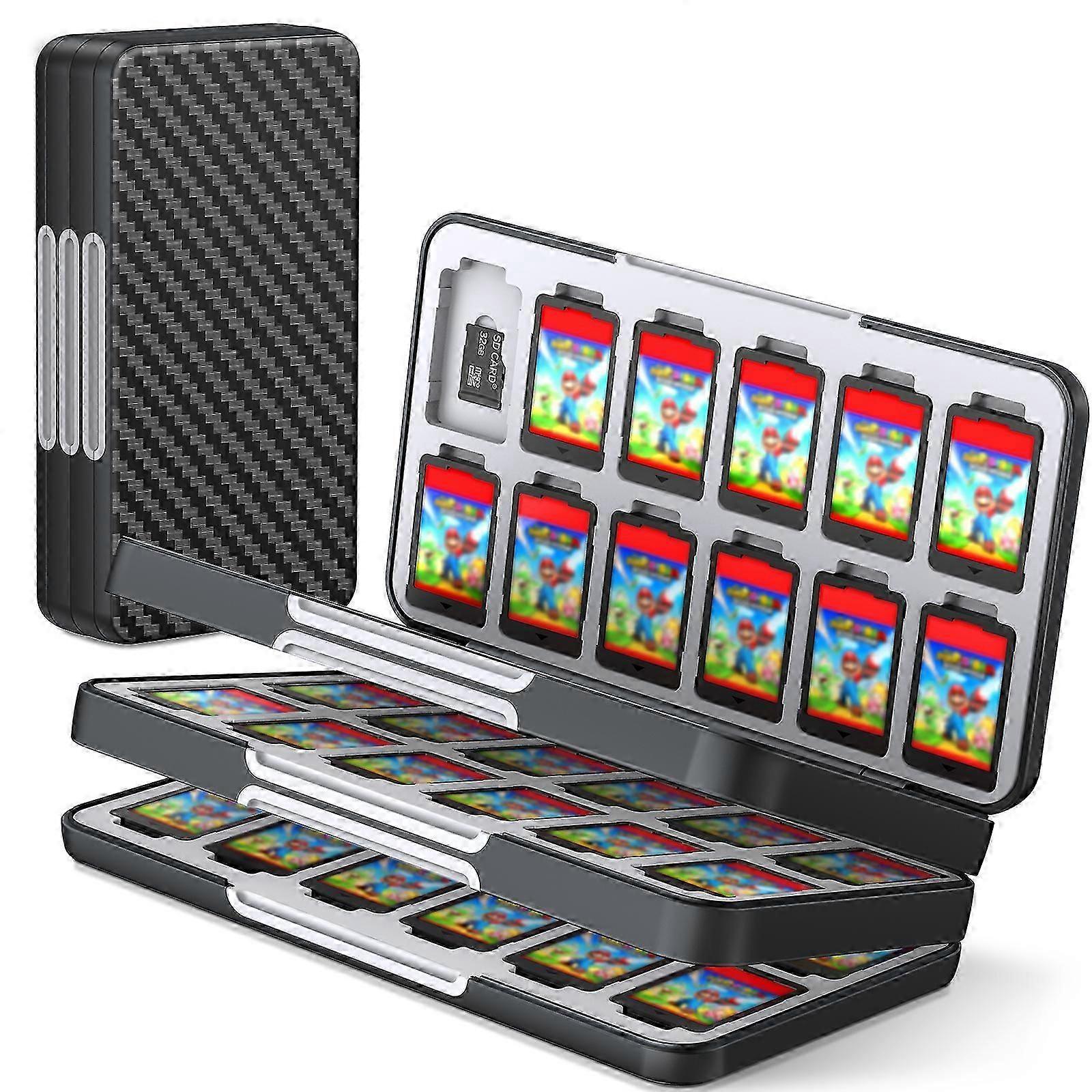 Unbrand 72 en 1 Switch Game Card Étui de rangement Beboncool Magnetic Switch Game Card Box Accessoir