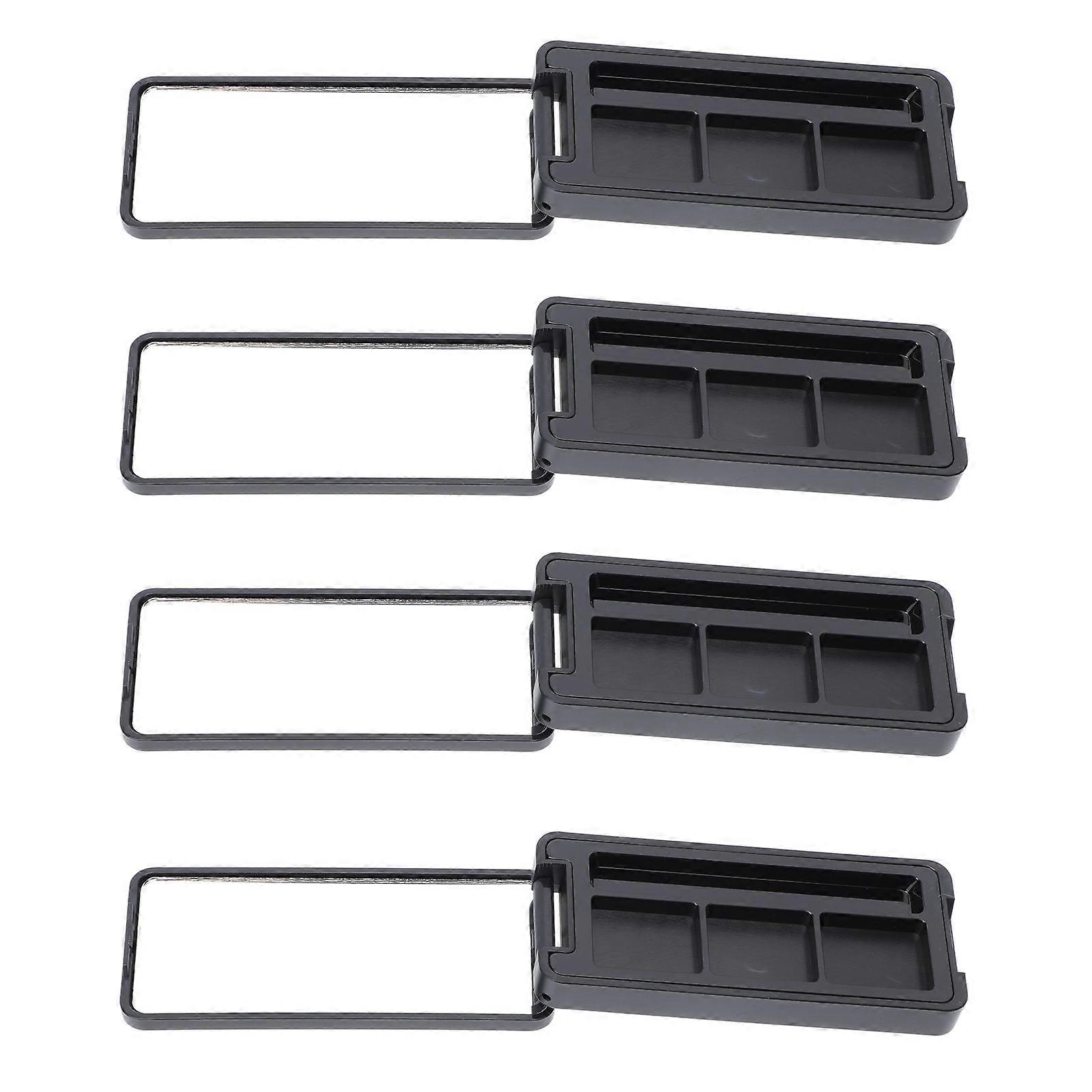 Organizer Makeup Eye Shadow Pallet Rectangular 3.50X1.57X0.39in 4Pcs