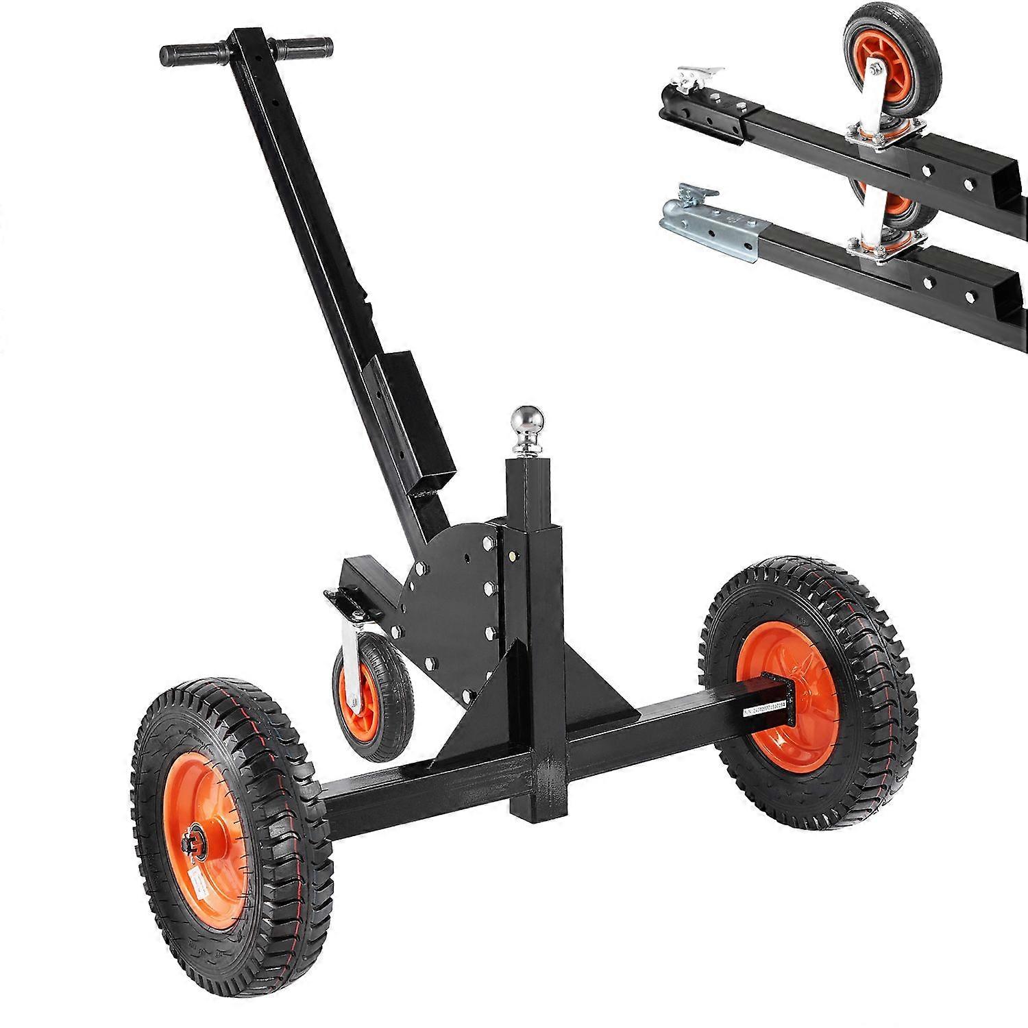 Ρυμουλκούμενο Dolly, 1500lbs Χωρητικότητα βάρους γλώσσας, 2 σε 1 Trailer Mover με 22 in και 26 σε ρυθμιζόμενο ύψος και 2 σε μπάλα