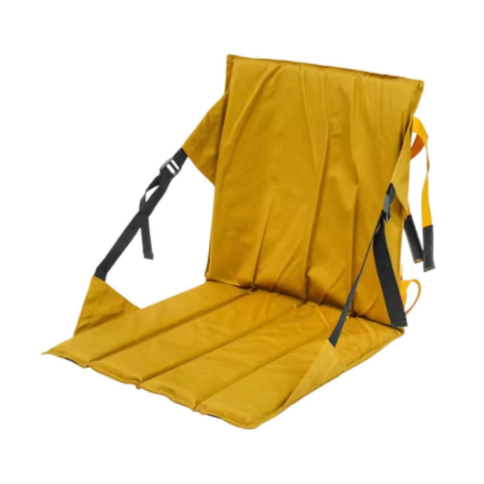Stadium Seat Folding Seat Cushion with Back Support for Hiking Camping and Bleacher Seating