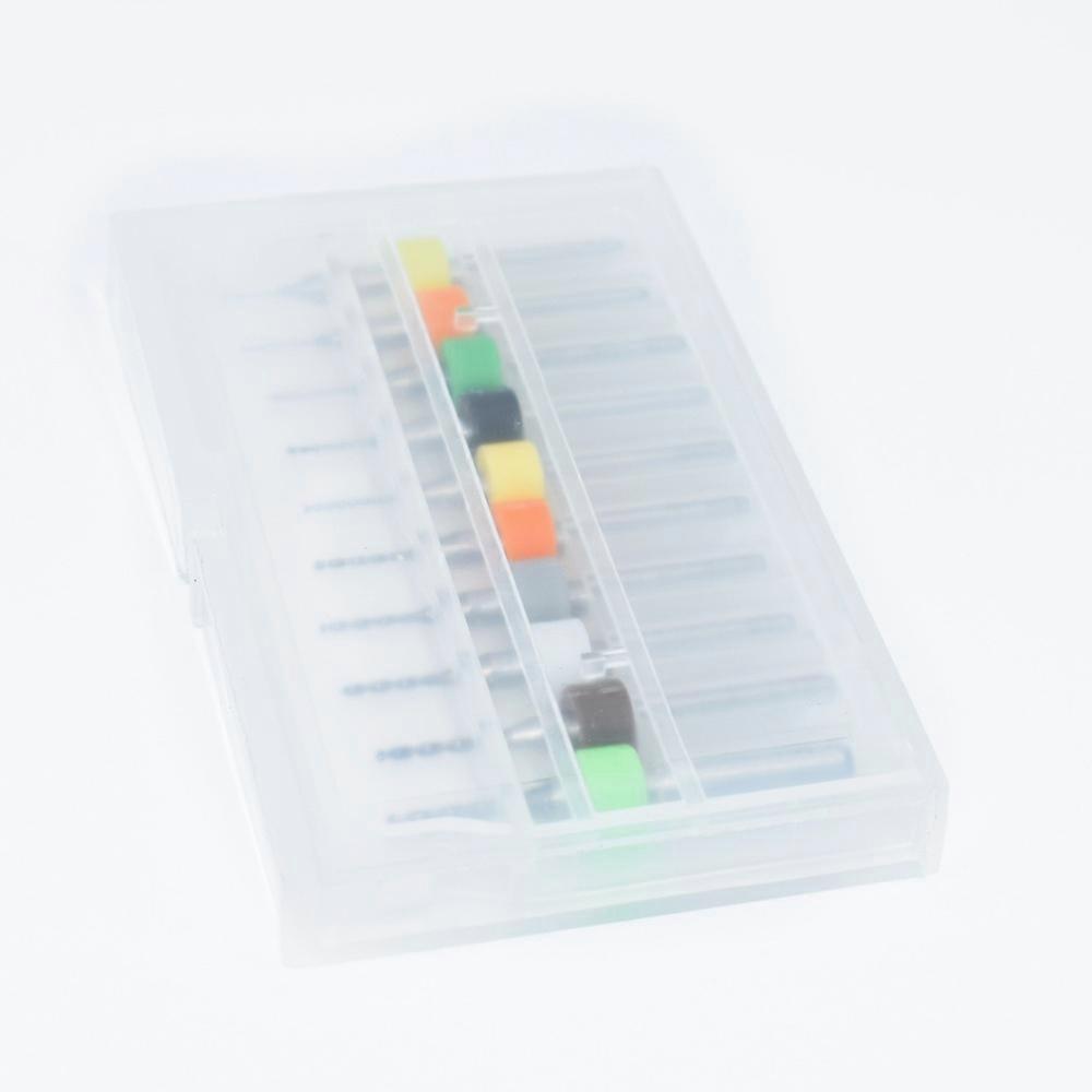 10pcs 0.3mm to 1.2mm PCB mini drill Bit tungsten steel carbide for print circuit board cnc drill Bits Machine 0.3-1.2mm