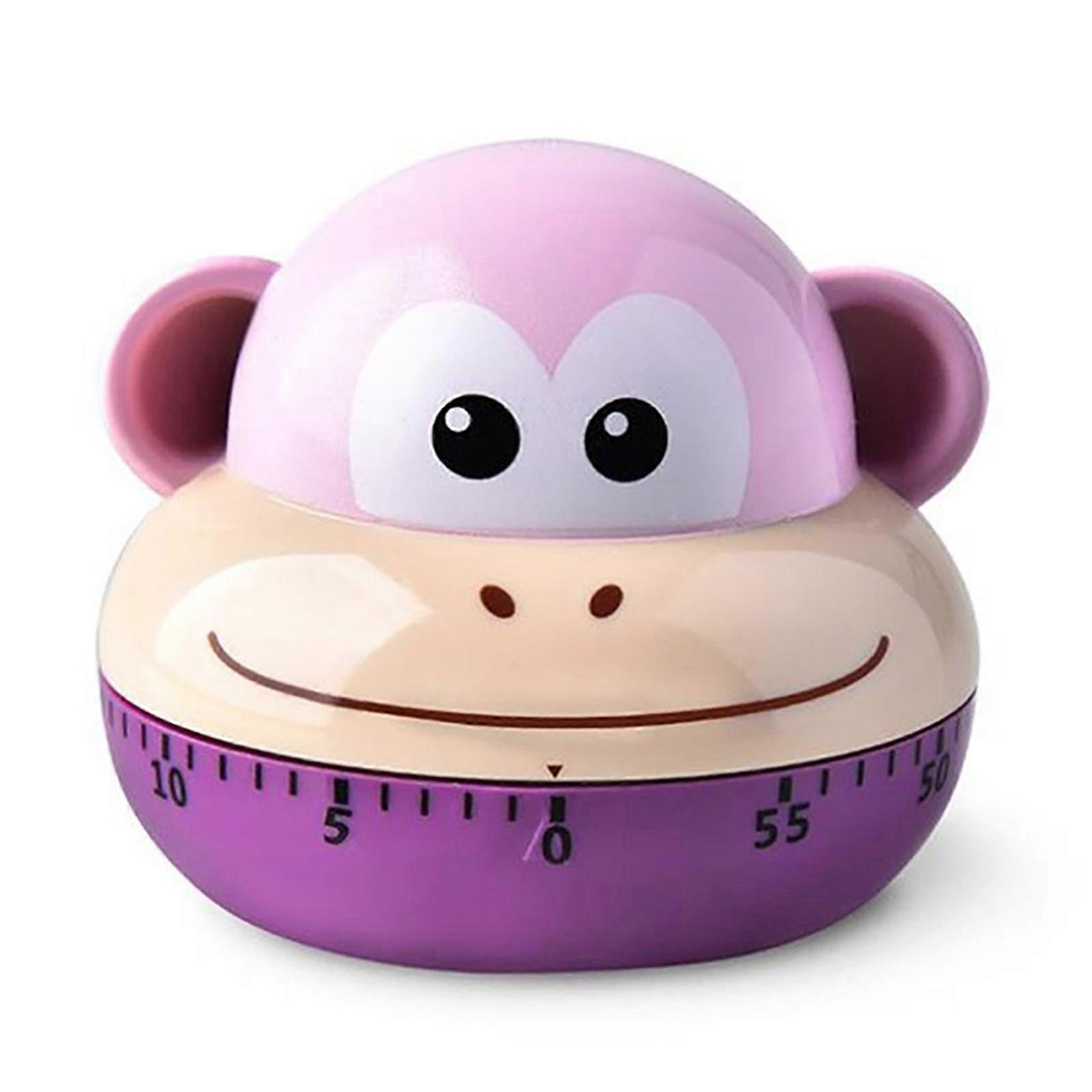 2025 Latest Model Mechanical Kitchen Timers Cartoon Animal Shape Accurate 60